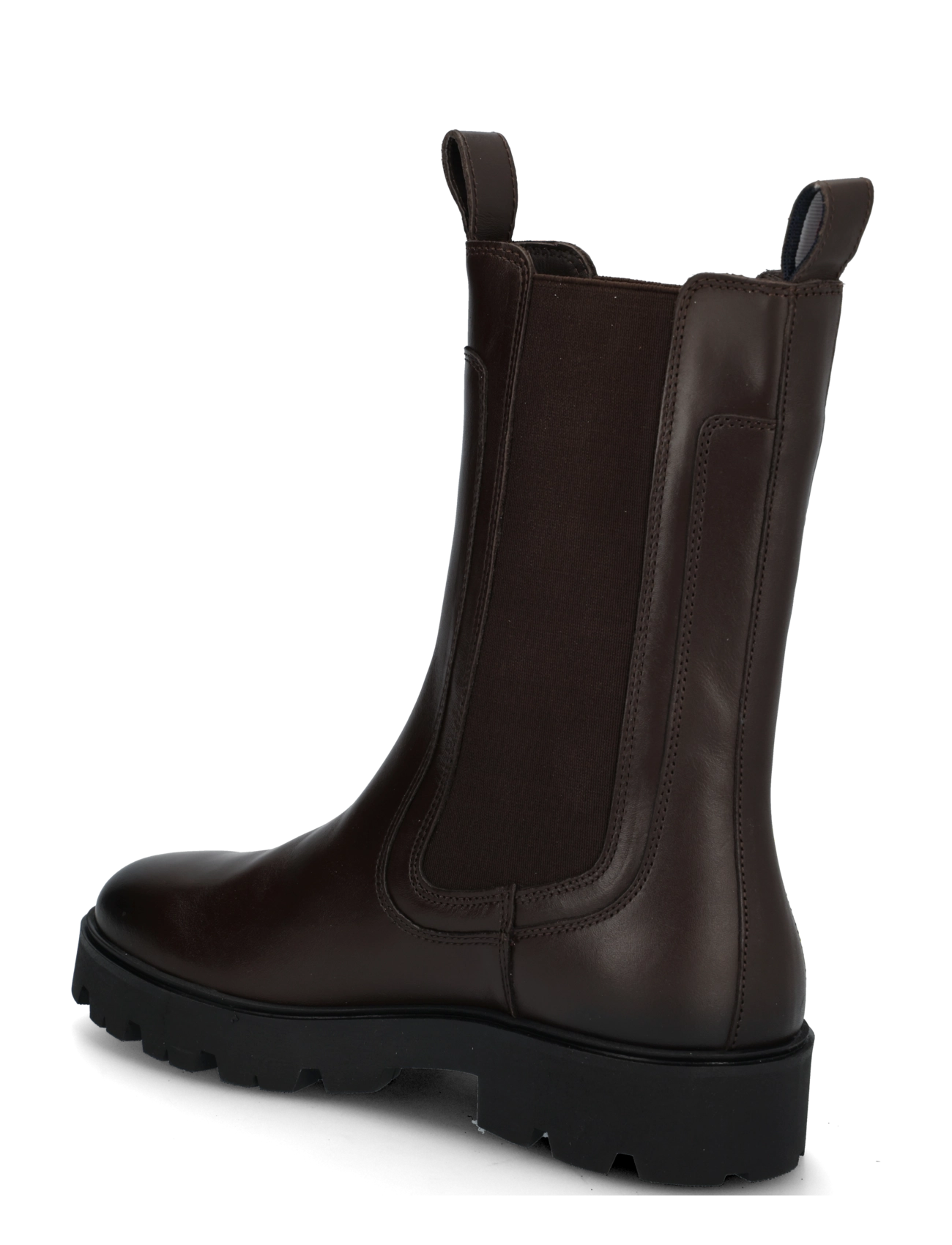 Tommy Hilfiger - TH STUD LEATHER HIGH CHELSEA - cocoa - 1