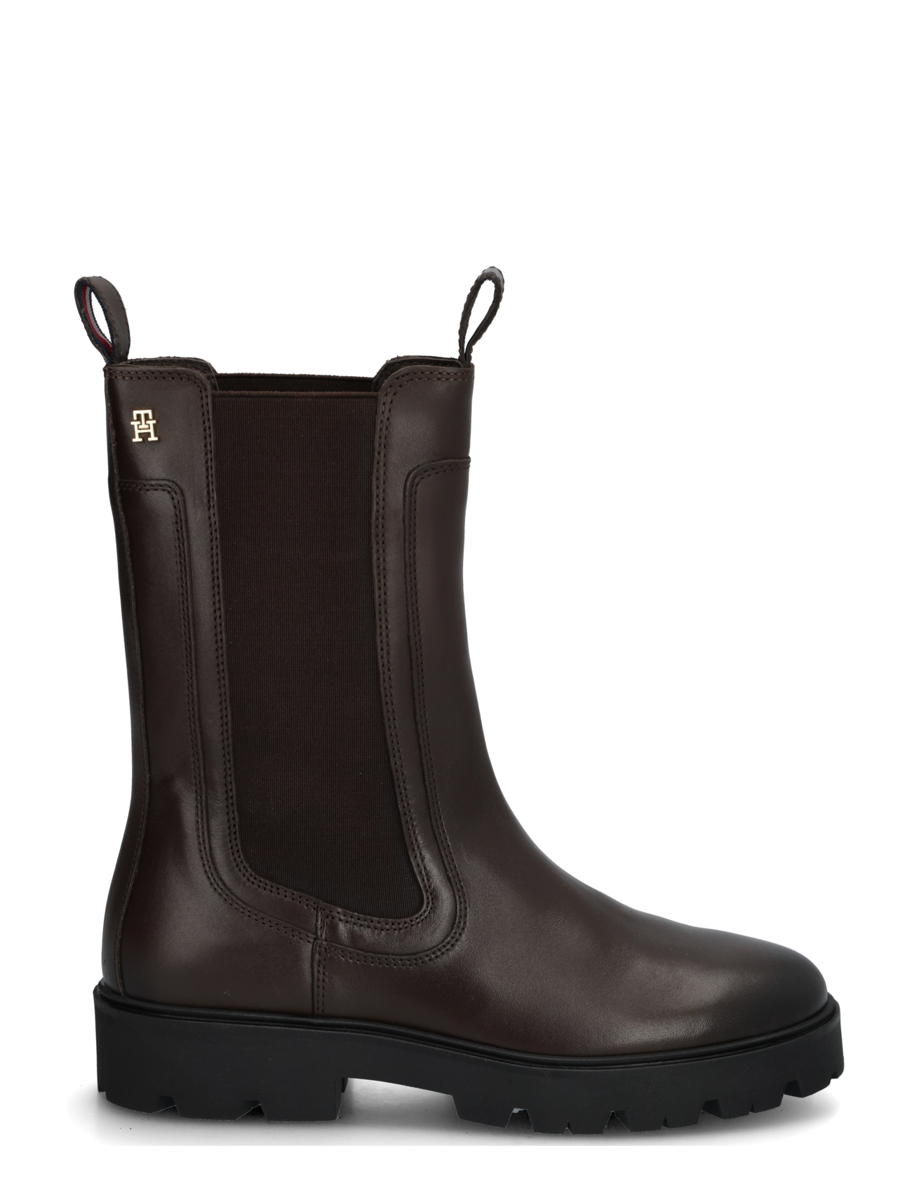 Tommy Hilfiger - TH STUD LEATHER HIGH CHELSEA - cocoa - 2