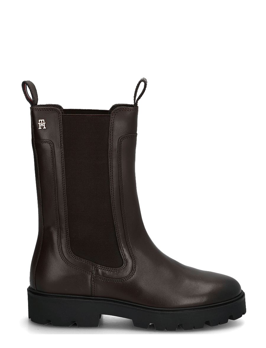 Tommy Hilfiger - TH STUD LEATHER HIGH CHELSEA - chelsea boots - cocoa - 2