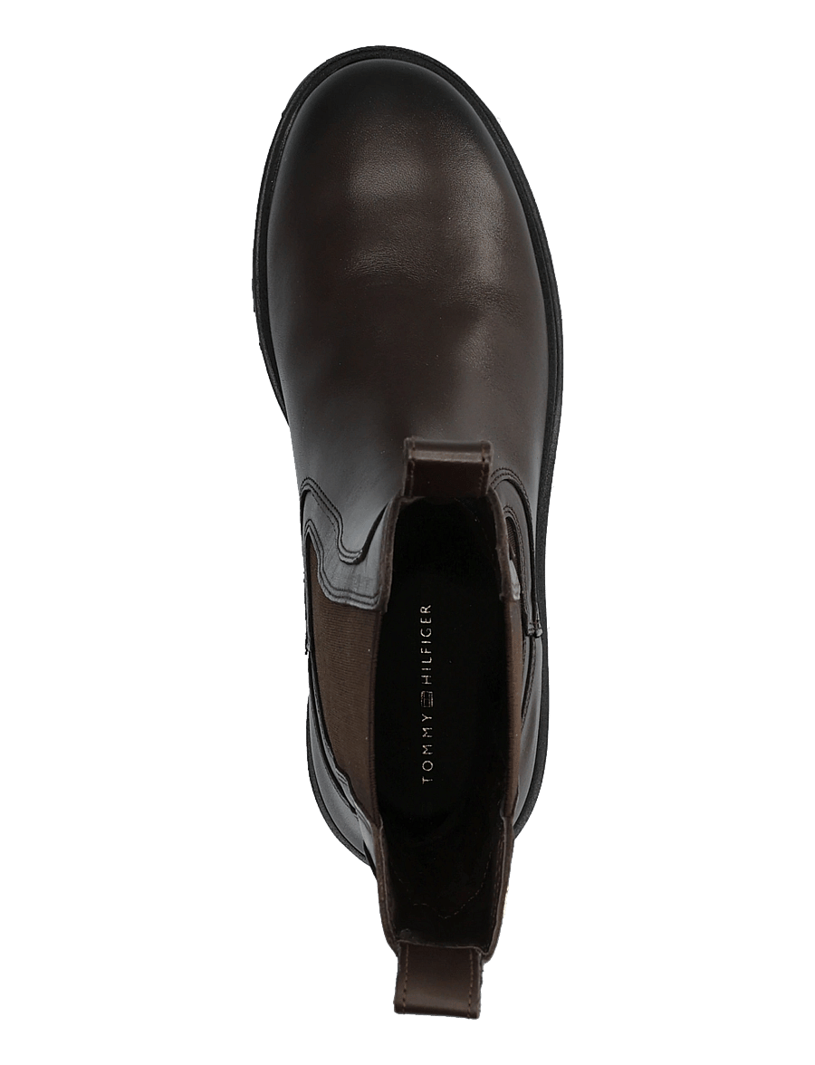 Tommy Hilfiger - TH STUD LEATHER HIGH CHELSEA - chelsea boots - cocoa - 3