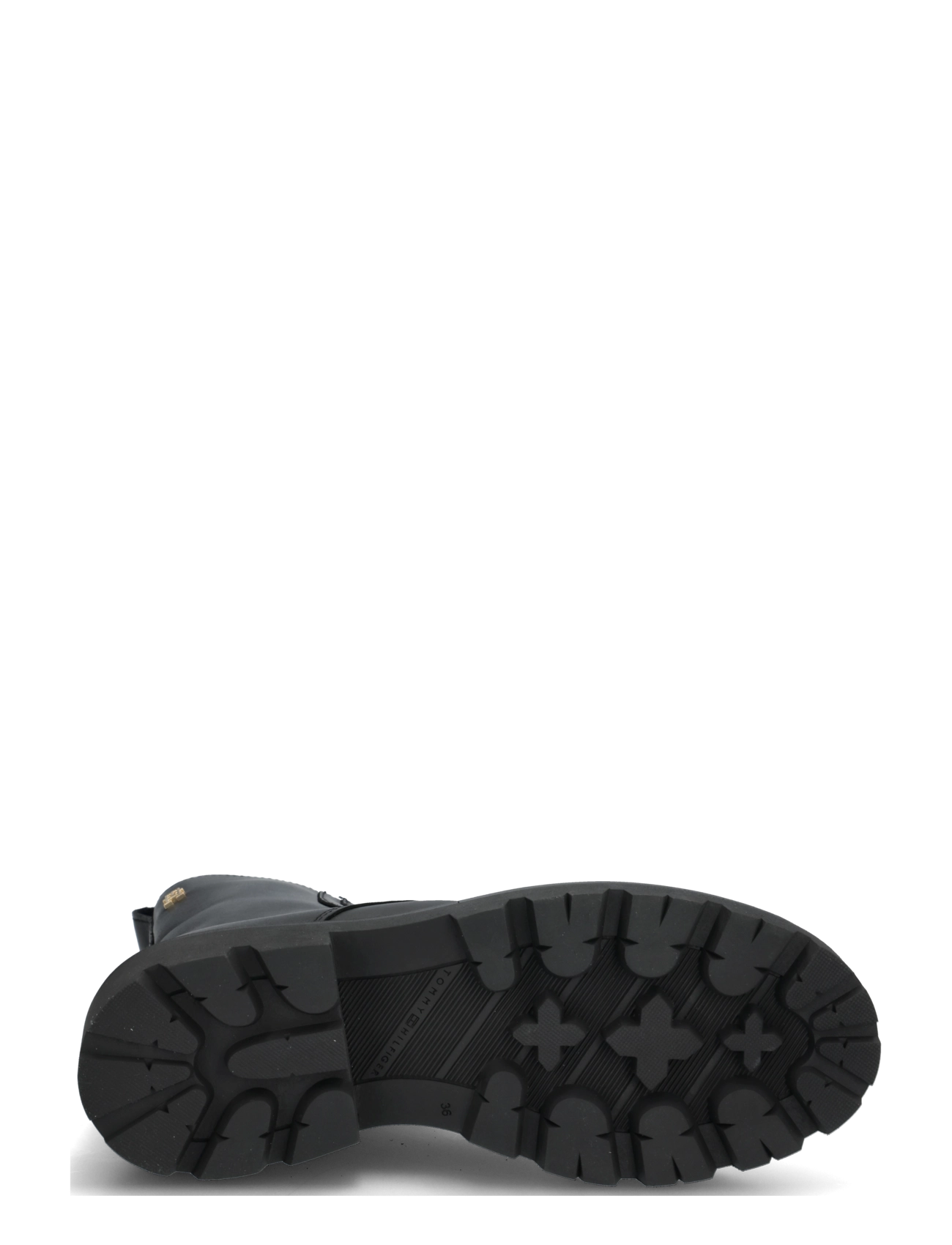 Tommy Hilfiger - TH STUD LEATHER LACE-UP BOOT - black - 4