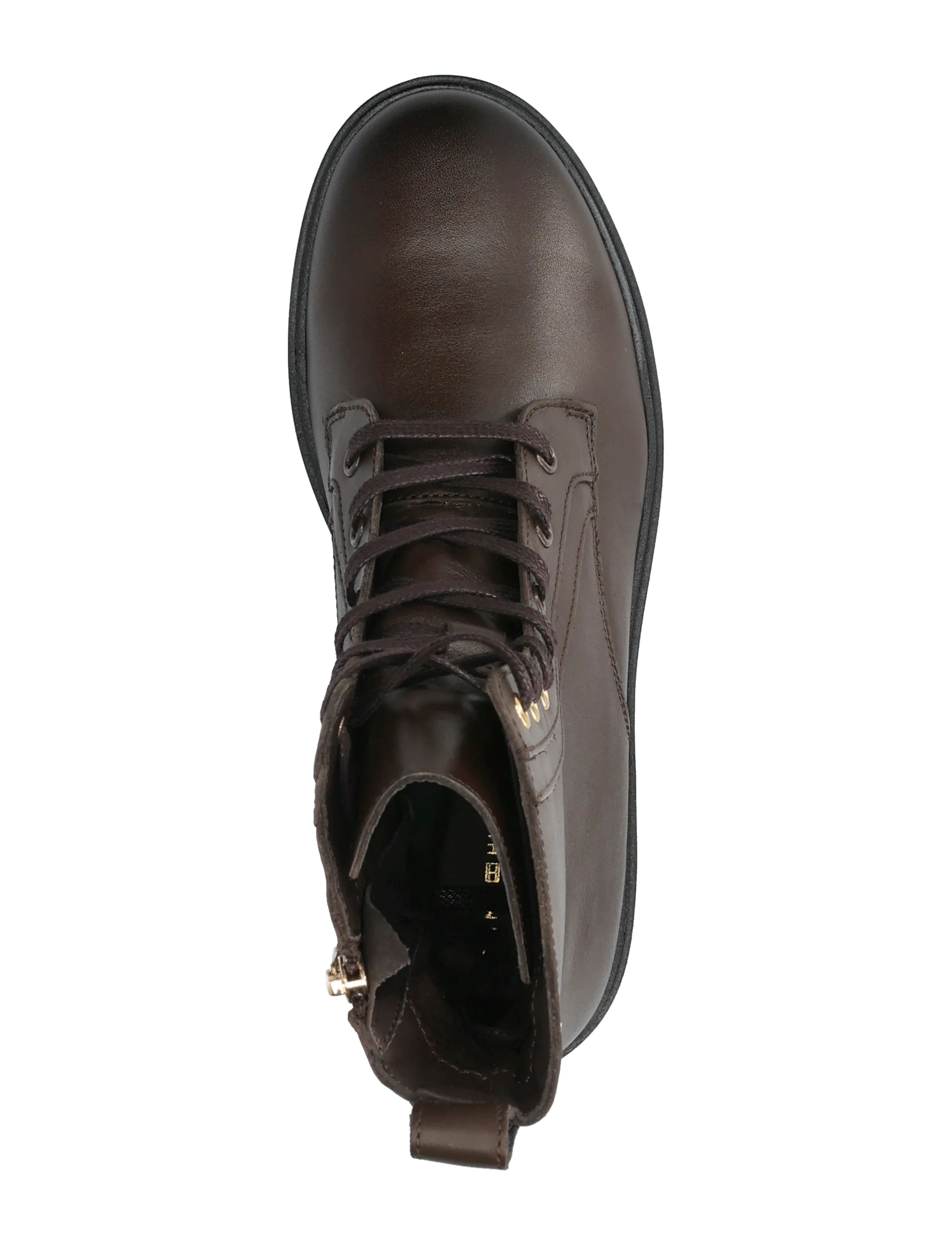 Tommy Hilfiger - TH STUD LEATHER LACE-UP BOOT - snørestøvler - cocoa - 3