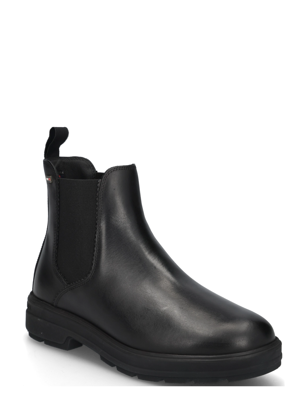 Tommy Hilfiger TH FLAG OUTDOOR CHELSEA BOOT - Büromode - BLACK / black