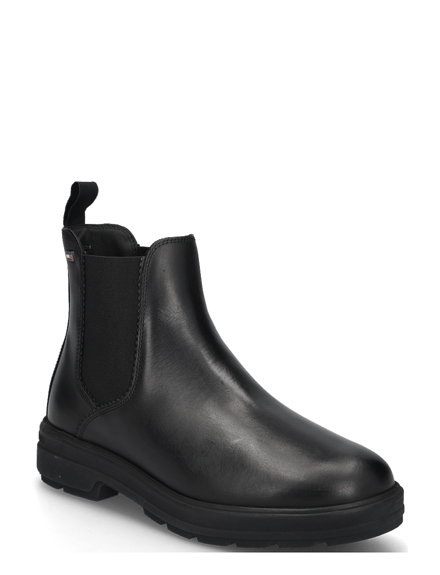 Tommy Hilfiger - TH FLAG OUTDOOR CHELSEA BOOT - chelsea boots - black - 0
