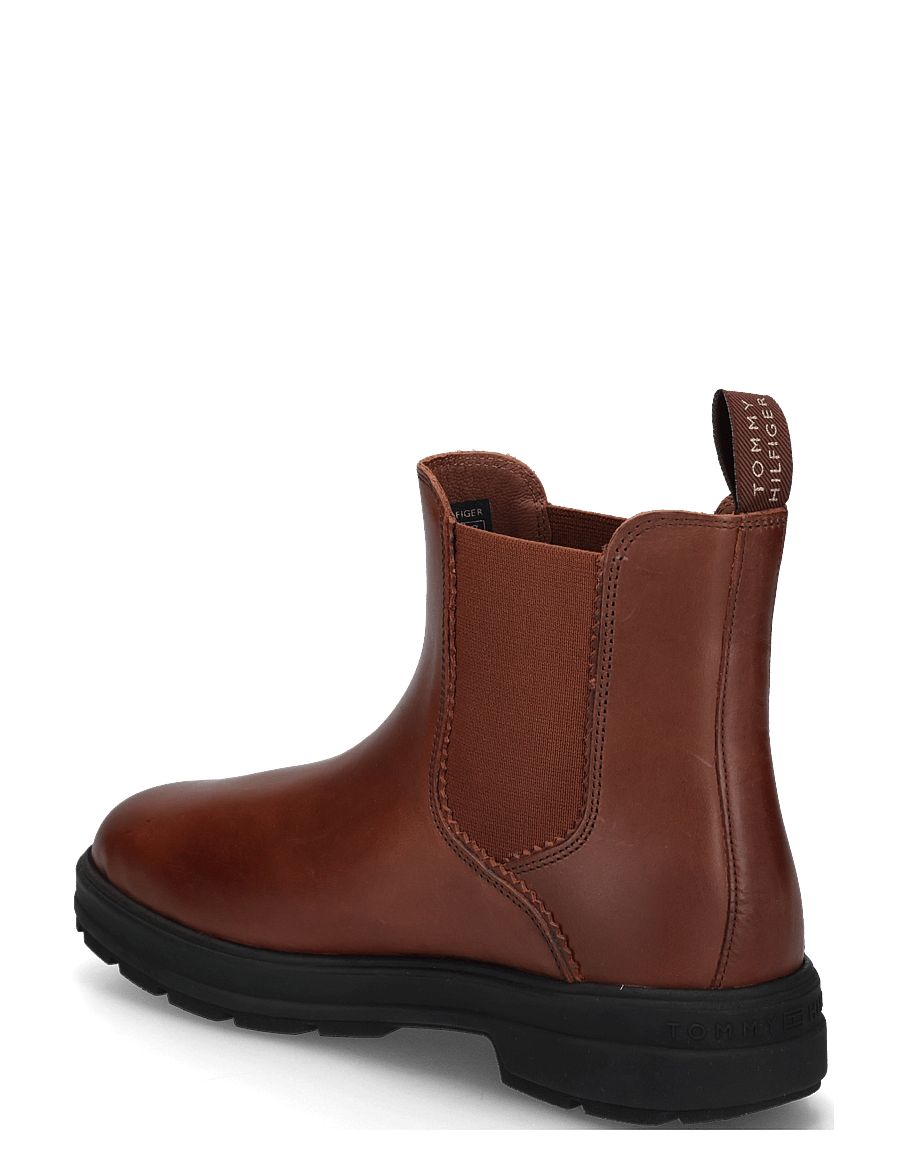 Tommy Hilfiger - TH FLAG OUTDOOR CHELSEA BOOT - chelsea-saapad - winter cognac - 1