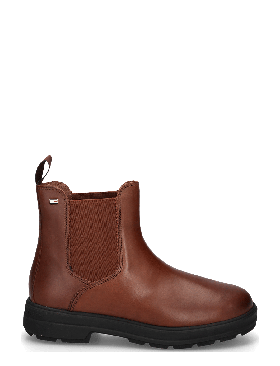 Tommy Hilfiger - TH FLAG OUTDOOR CHELSEA BOOT - chelsea-saapad - winter cognac - 2