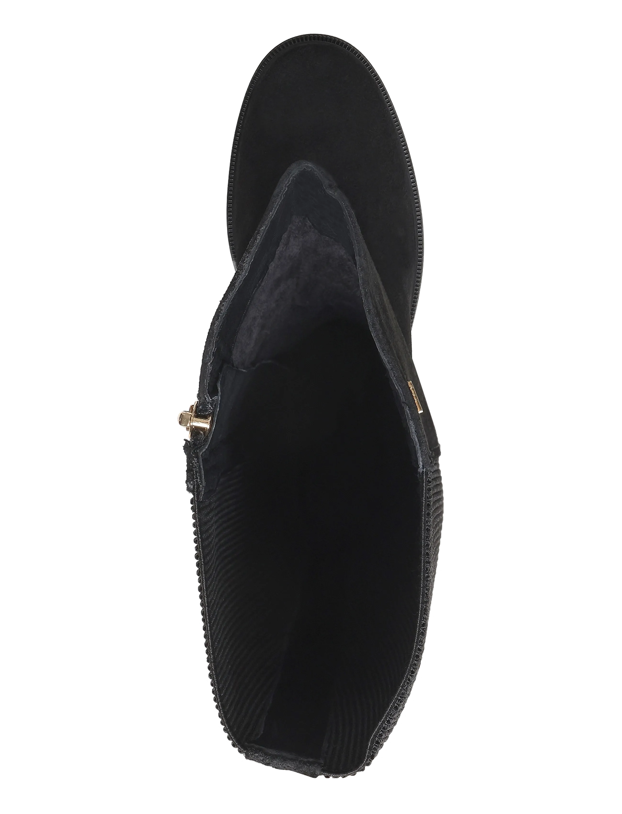 Tommy Hilfiger - ENAMEL FLAG SUEDE HIGH CHELSEA - chelsea boots - black - 3