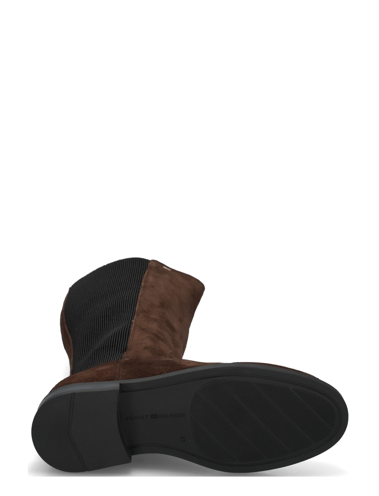 Tommy Hilfiger - ENAMEL FLAG SUEDE HIGH CHELSEA - chelsea boots - fondant brown - 4