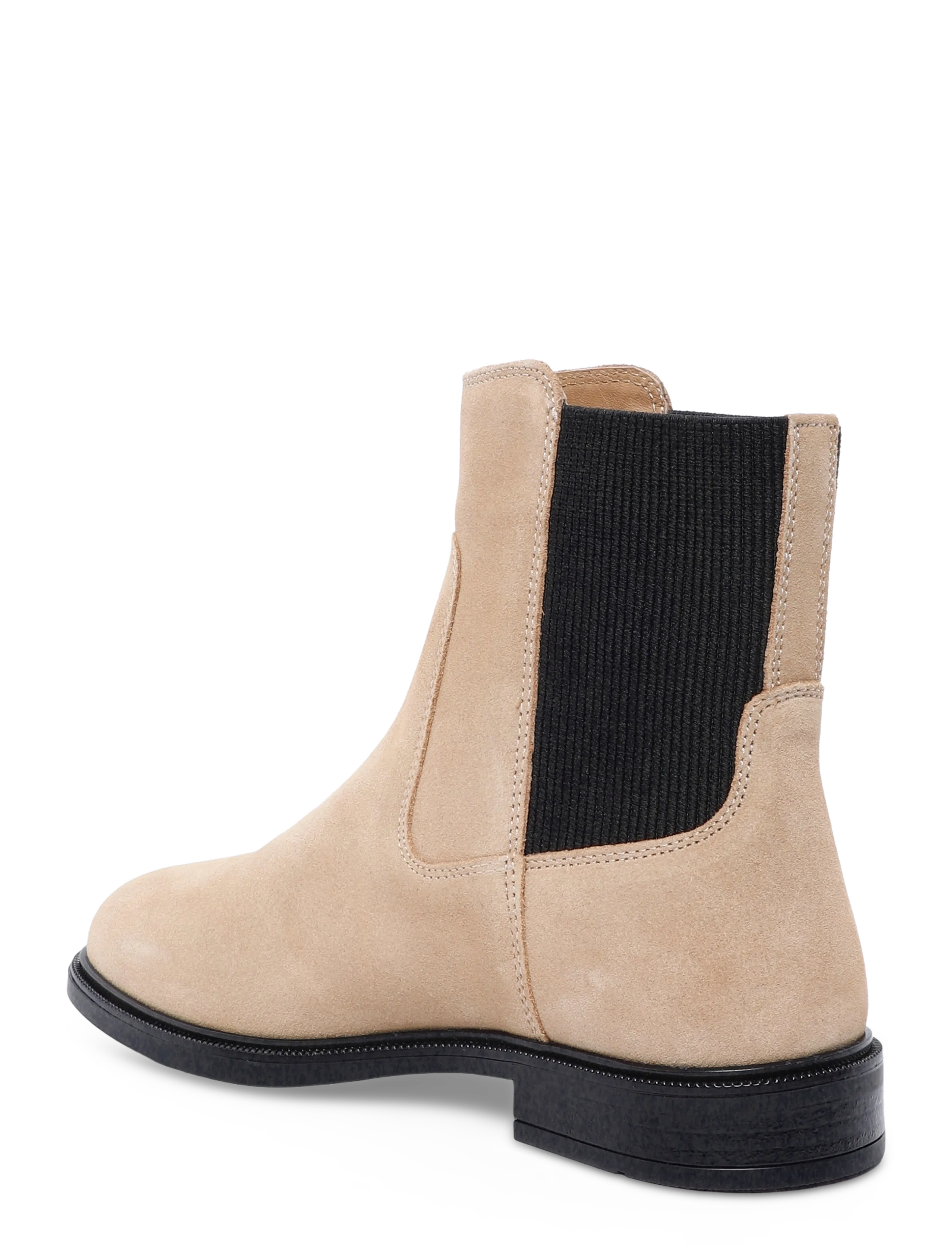 Tommy Hilfiger - ENAMEL FLAG SUEDE ANKLE CHELSEA - chelsea boots - safari canvas - 1