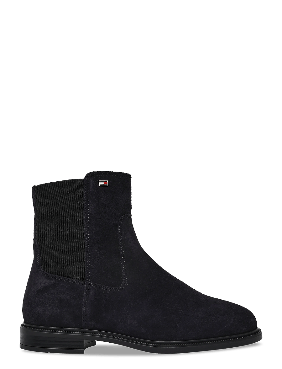 Tommy Hilfiger - ENAMEL FLAG SUEDE ANKLE CHELSEA - chelsea boots - space blue - 2