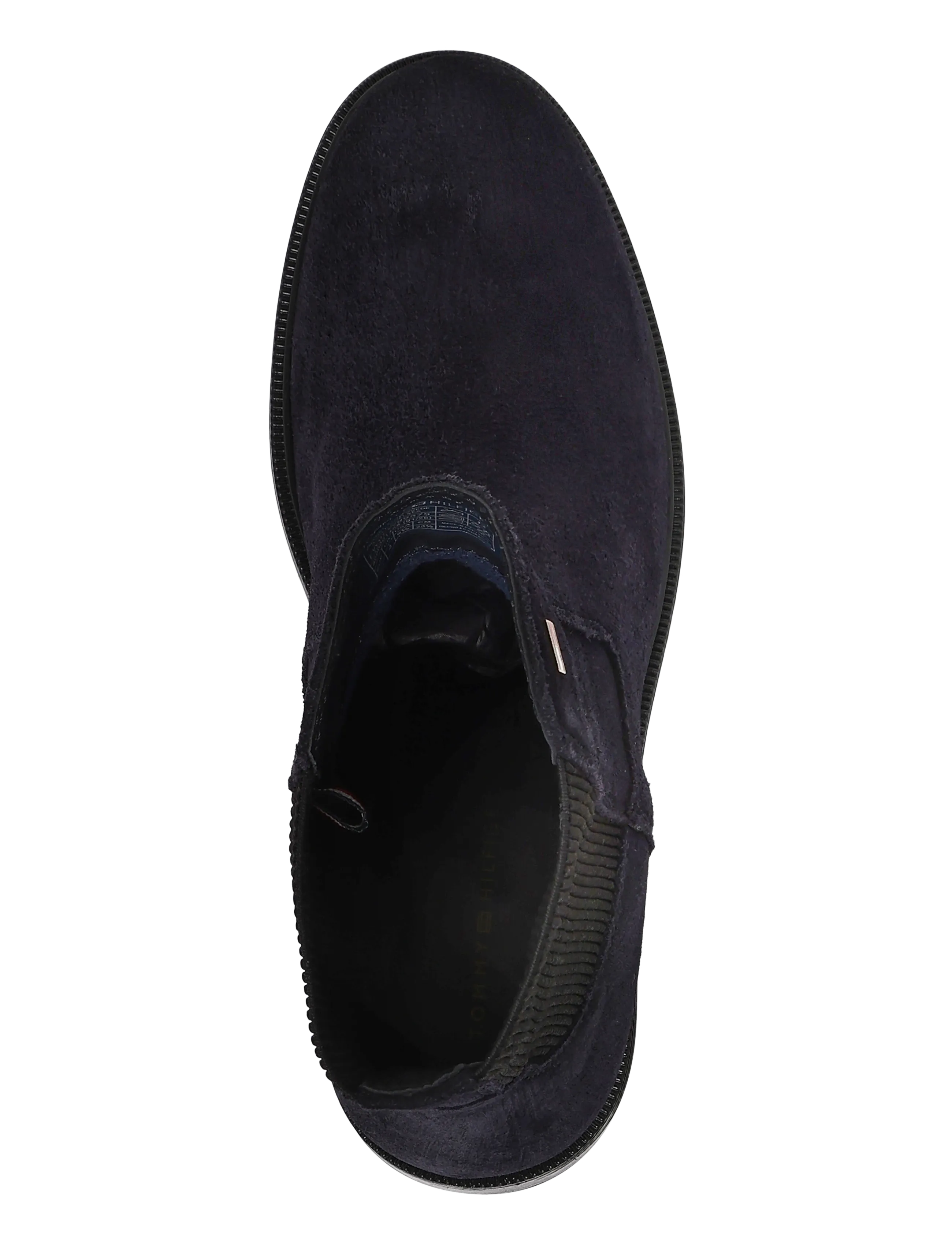 Tommy Hilfiger - ENAMEL FLAG SUEDE ANKLE CHELSEA - chelsea boots - space blue - 3
