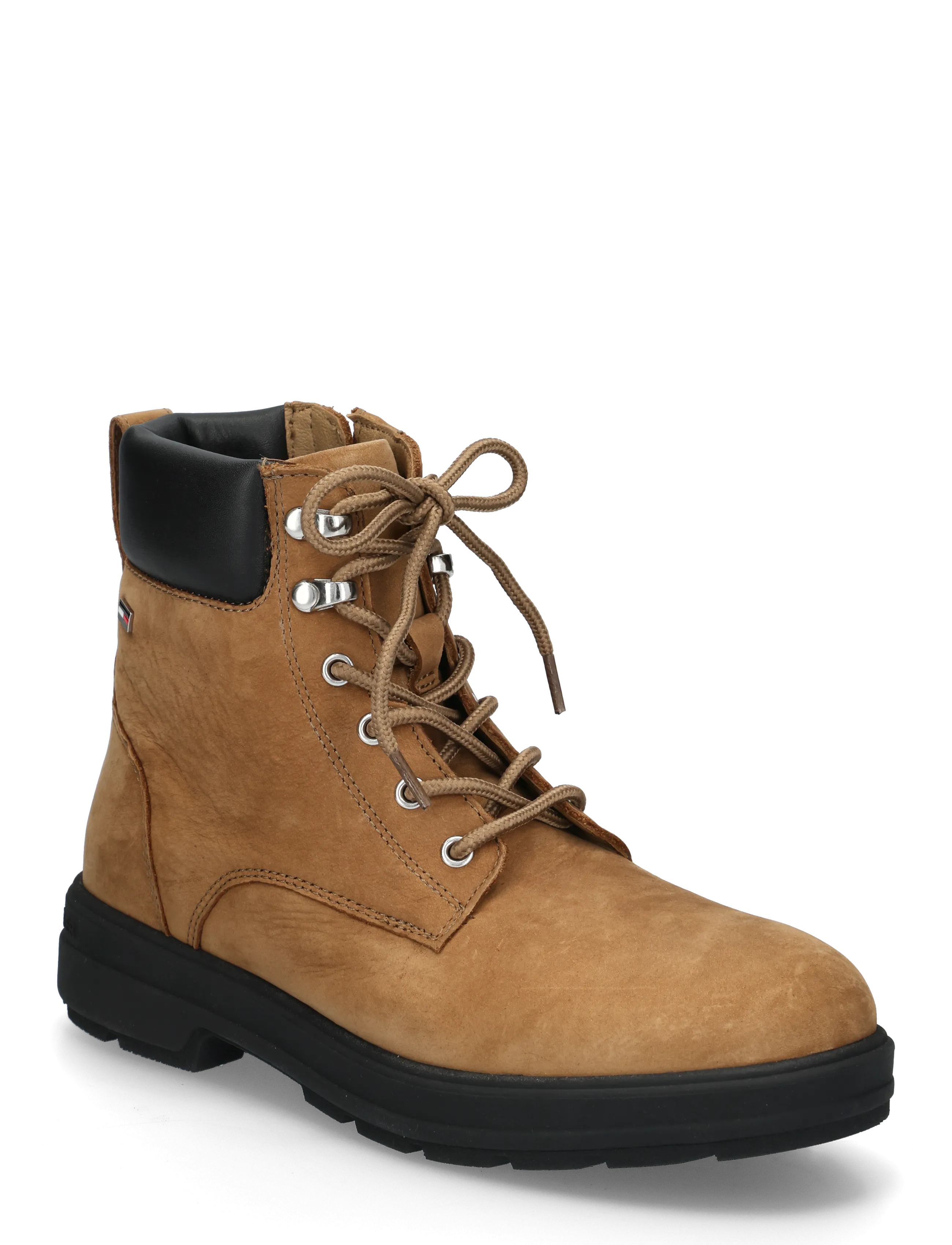Tommy Hilfiger TH FLAG RESISTANT LACE-UP BOOT - Boots - SAFARI CANVAS / brown