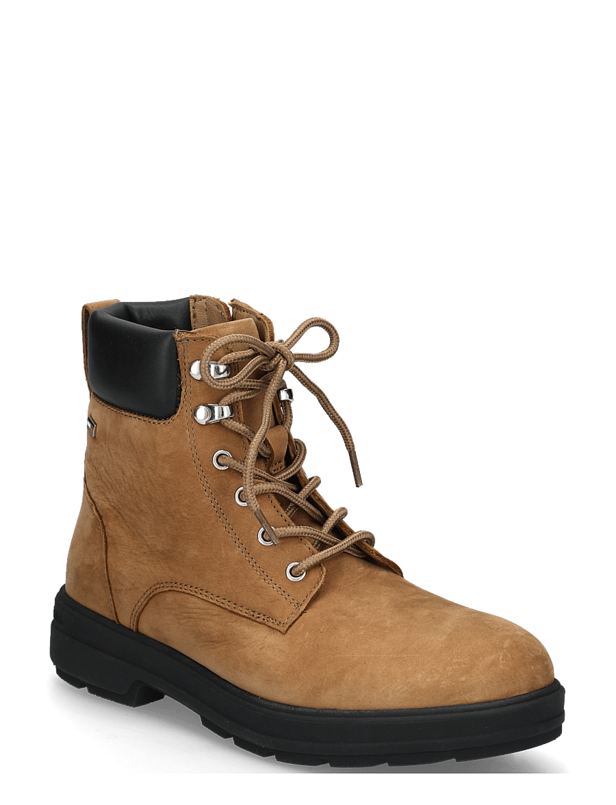 Tommy Hilfiger - TH FLAG RESISTANT LACE-UP BOOT - snørestøvler - safari canvas - 0