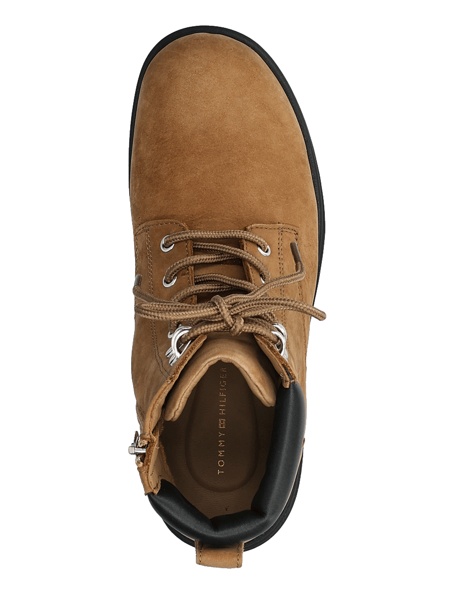 Tommy Hilfiger - TH FLAG RESISTANT LACE-UP BOOT - snørestøvler - safari canvas - 3
