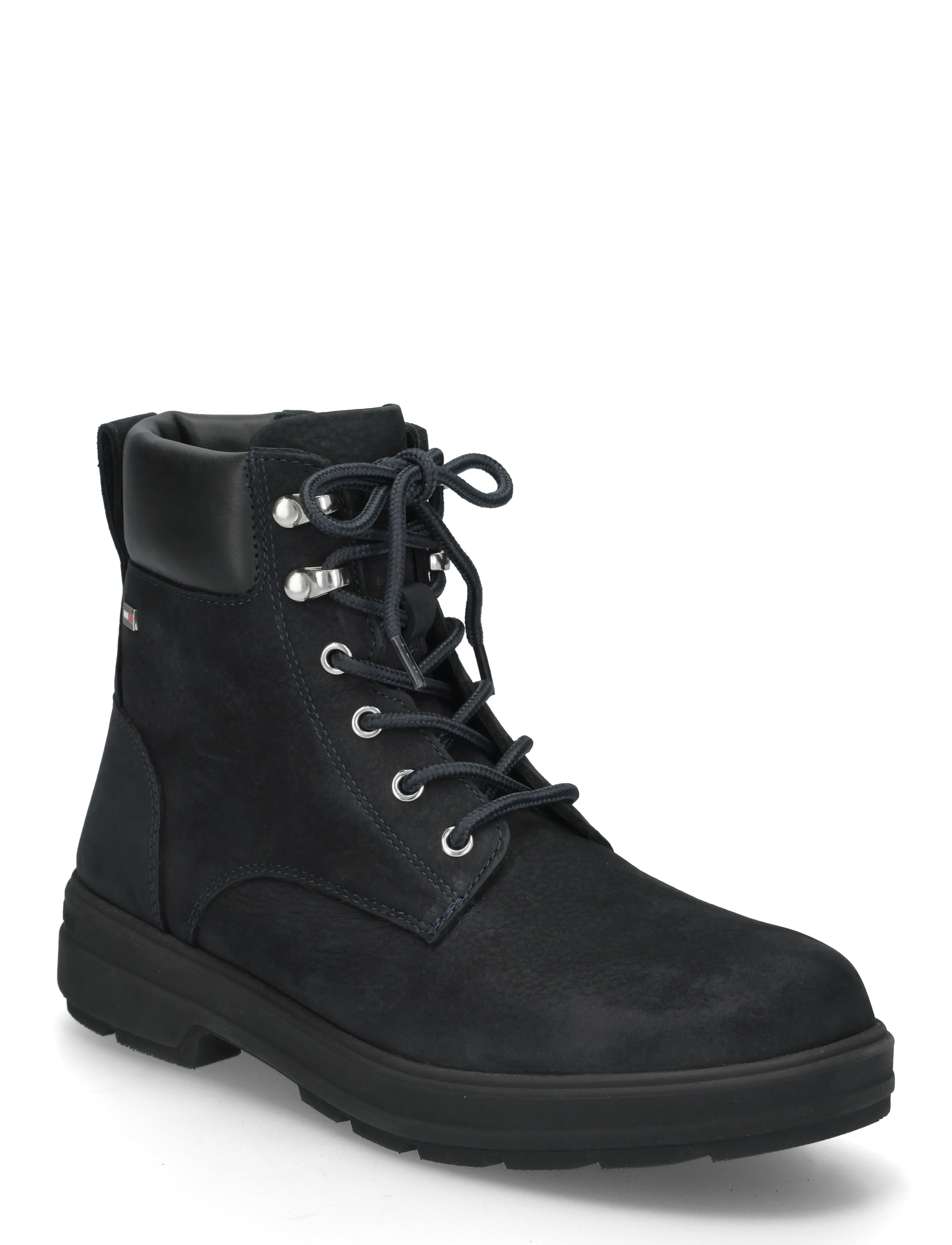 Tommy Hilfiger TH FLAG RESISTANT LACE-UP BOOT - Poolsaapad - SPACE BLUE / navy