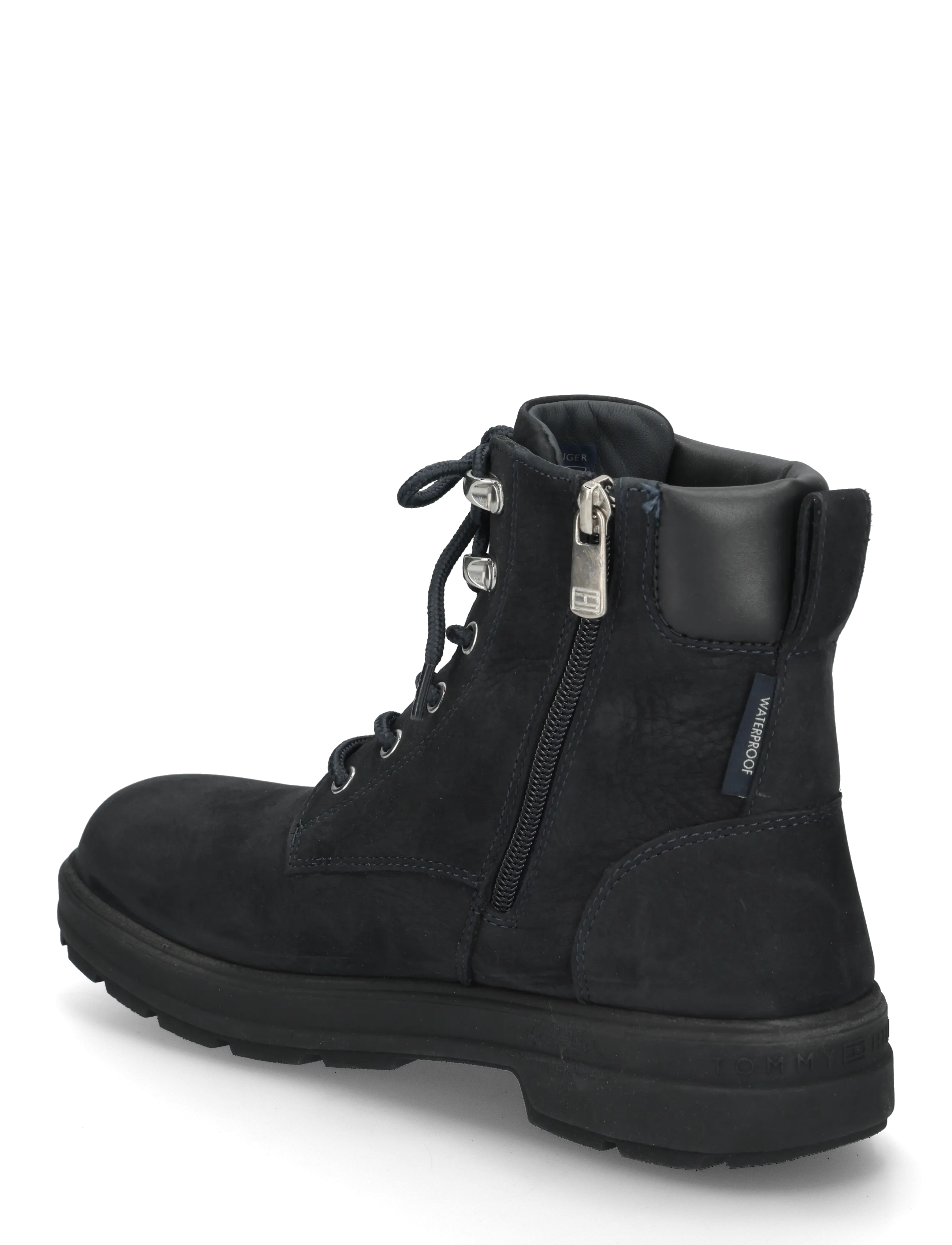 Tommy Hilfiger - TH FLAG RESISTANT LACE-UP BOOT - paeltega saapad - space blue - 1