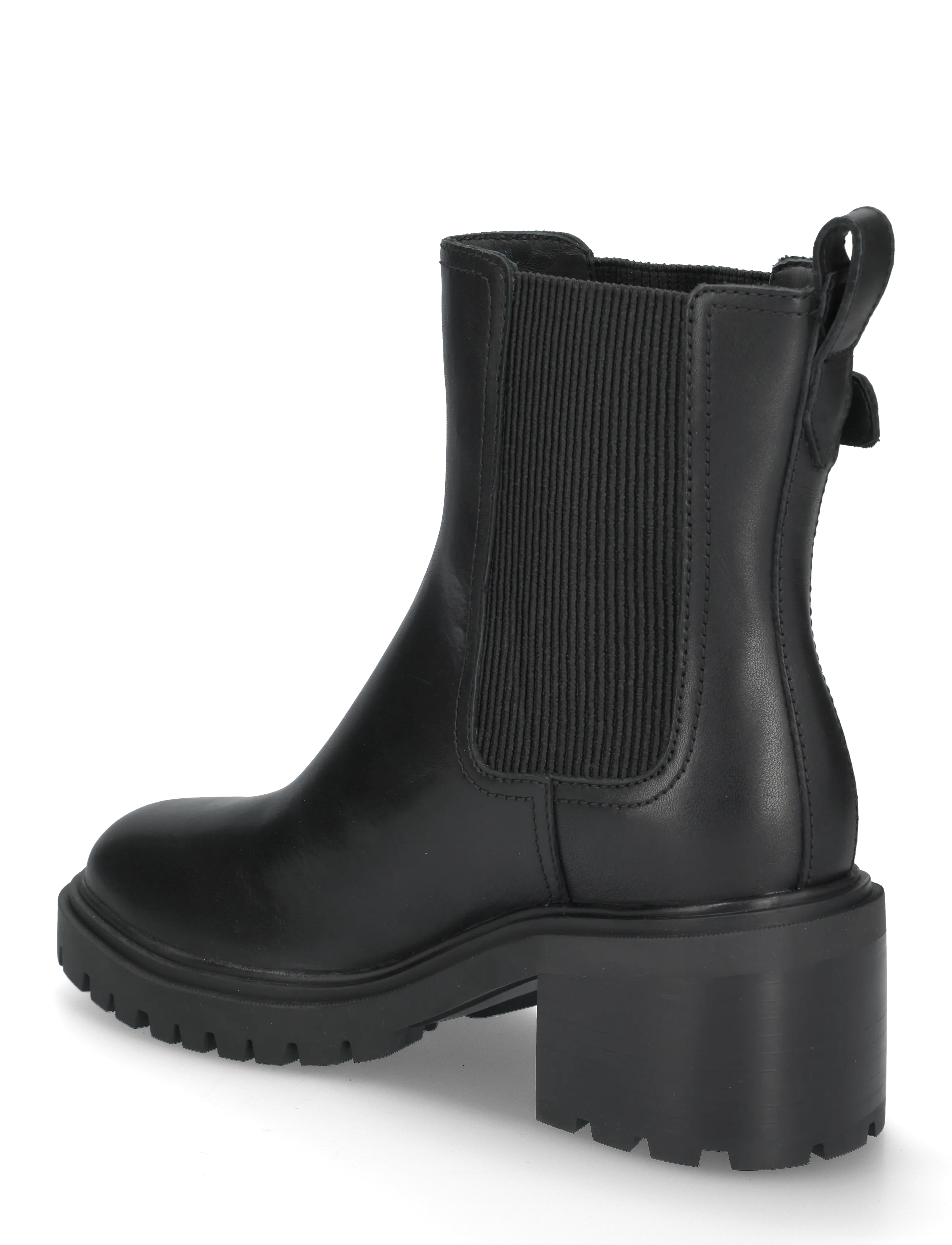 Tommy Hilfiger - BLOCK HEEL BUCKLED CHELSEA BOOT - black - 1