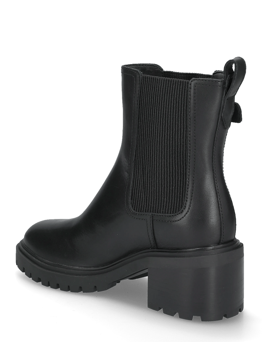 Tommy Hilfiger - BLOCK HEEL BUCKLED CHELSEA BOOT - stövletter - black - 1