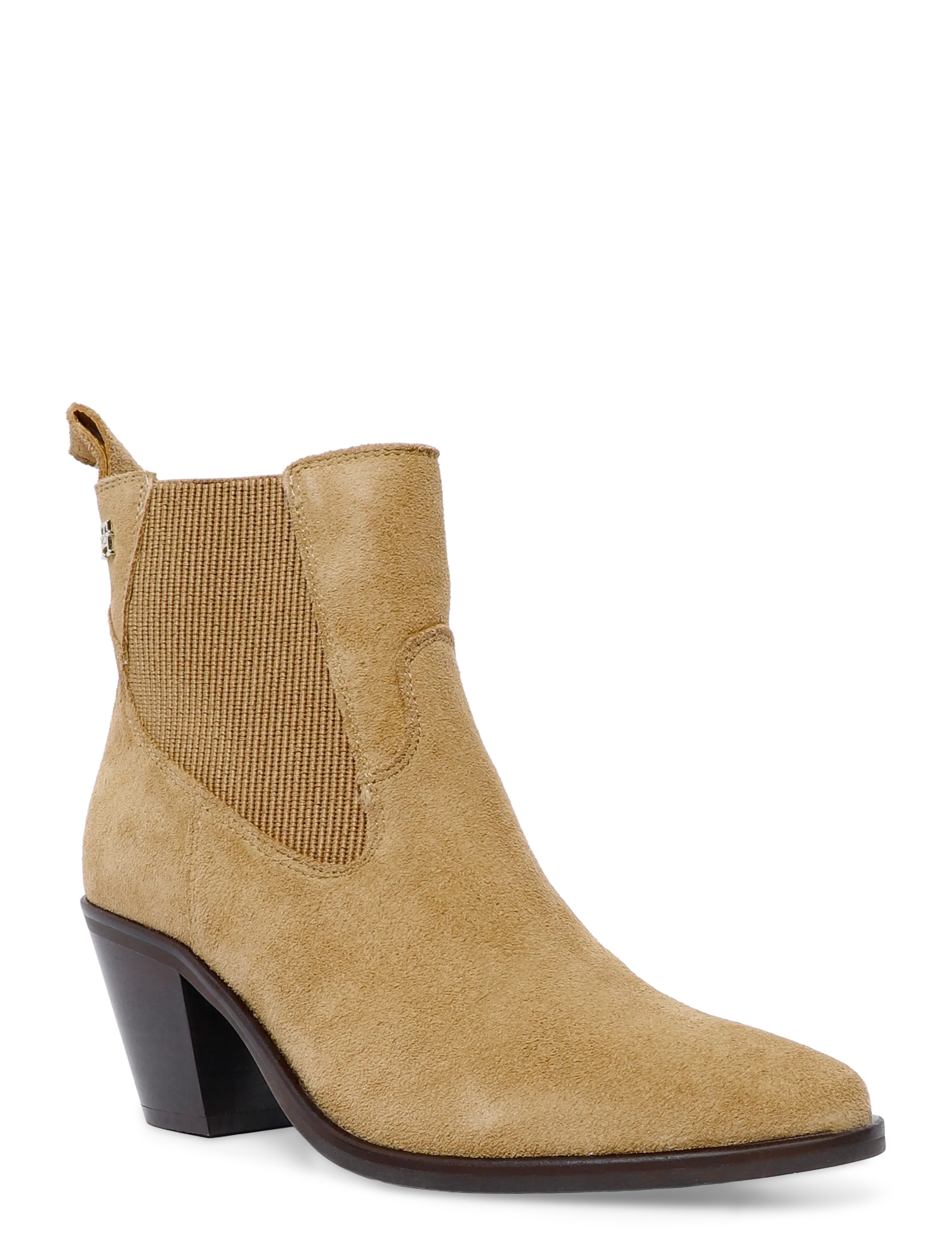 Tommy Hilfiger Suede Western Chelsea Boot, Western Chelsea Støvle, Beige, Str: 41