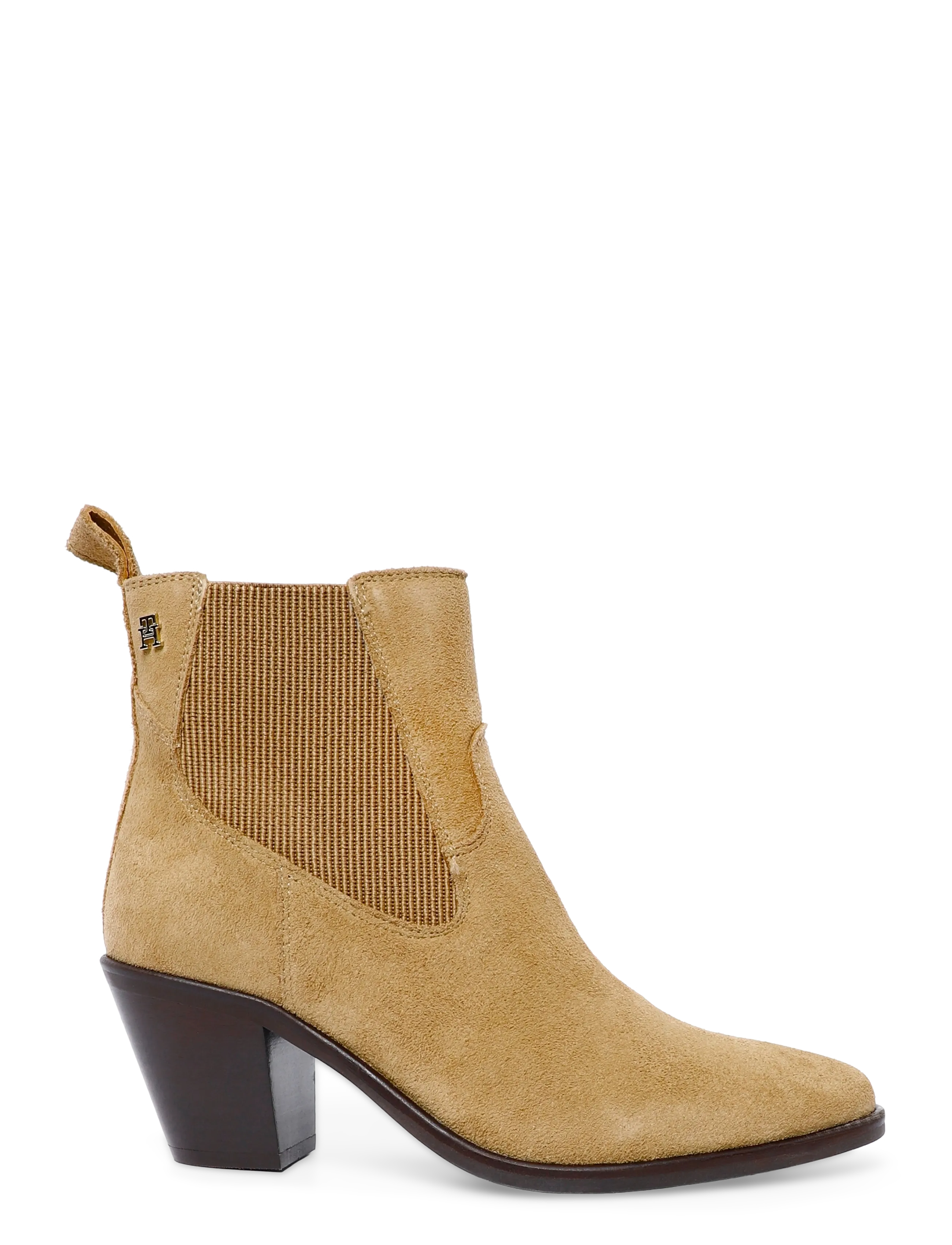 Tommy Hilfiger - SUEDE WESTERN CHELSEA BOOT - støvletter - safari canvas - 2