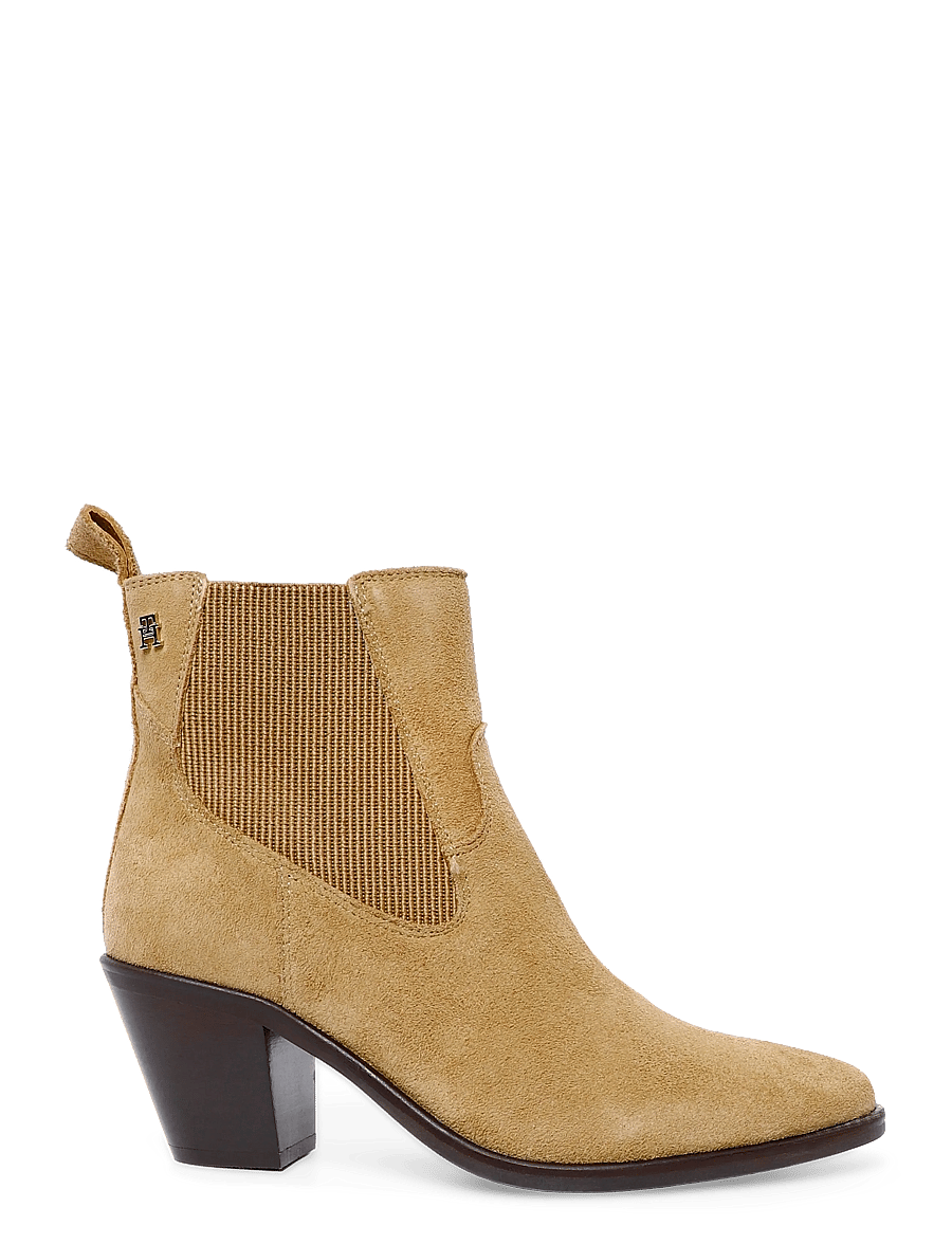 Tommy Hilfiger - SUEDE WESTERN CHELSEA BOOT - støvletter - safari canvas - 2