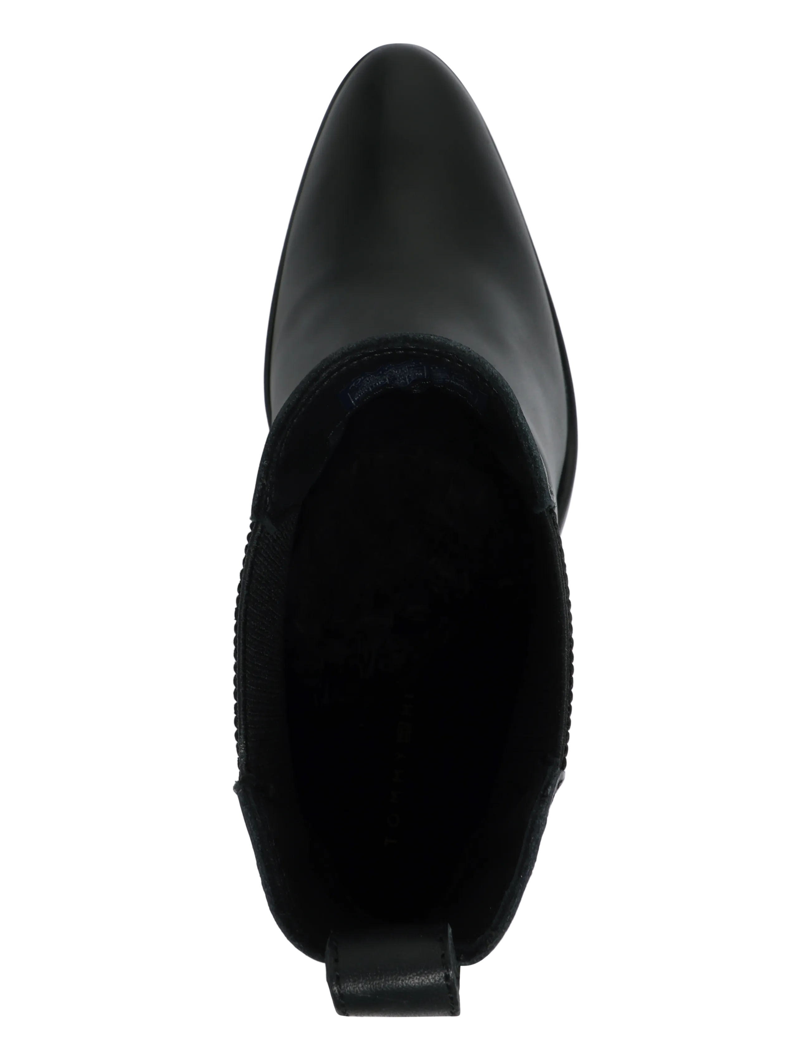 Tommy Hilfiger - LEATHER WESTERN CHELSEA BOOT - stiefeletten mit absatz - black - 3