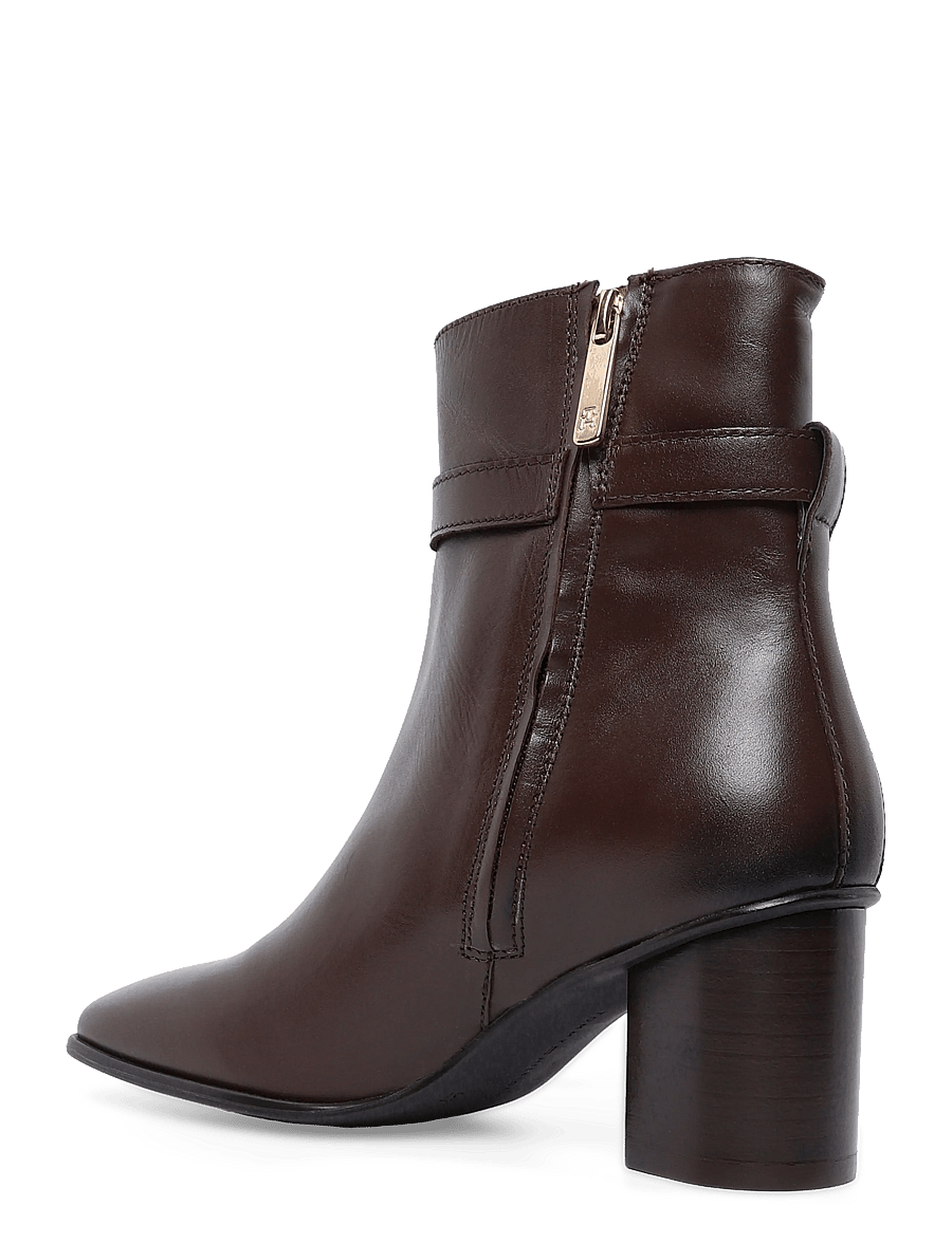 Tommy Hilfiger - LEATHER WESTERN CHELSEA BOOT - stiefeletten mit absatz - brushed brown - 1