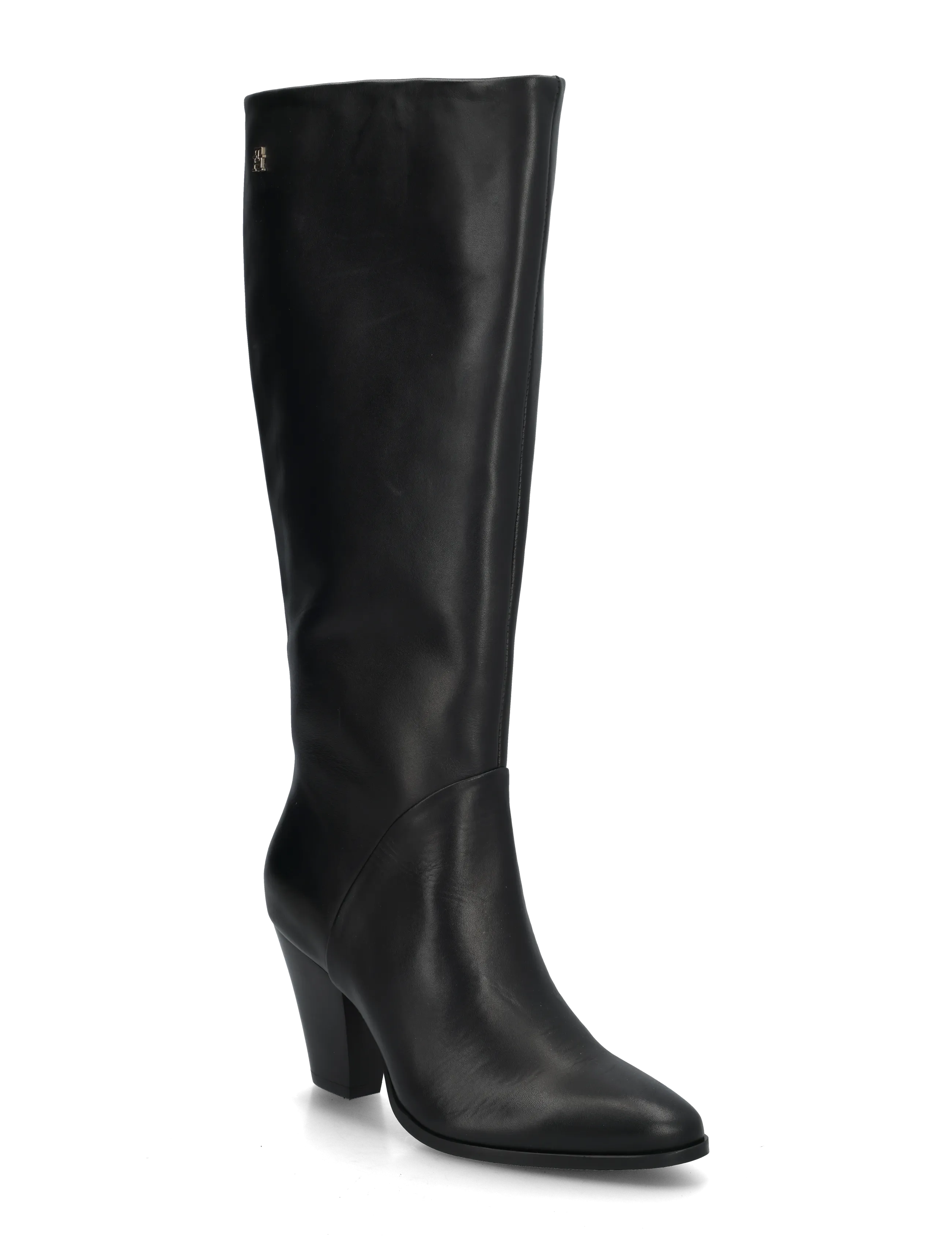 Tommy Hilfiger CLEAN TUBULAR KNEE BOOT - Hohe Stiefel - BLACK / black
