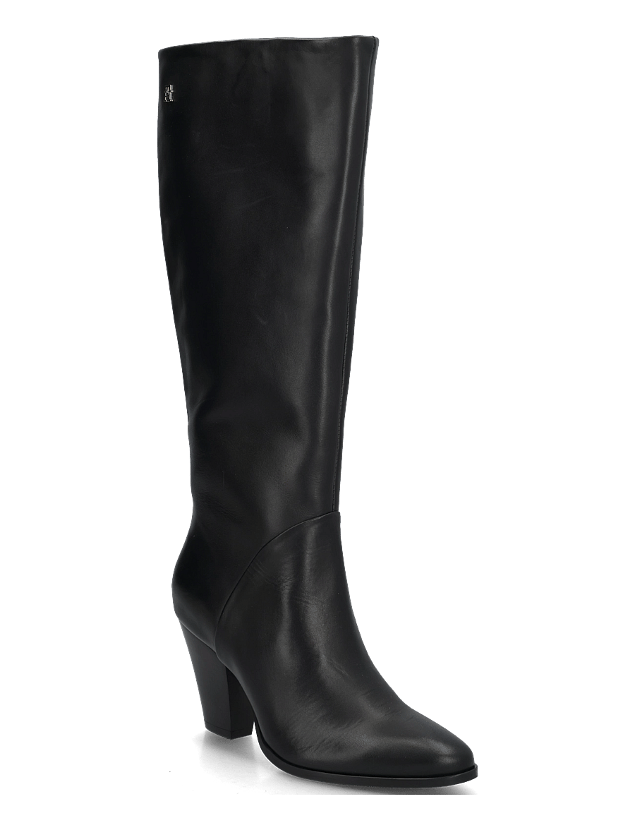 Tommy Hilfiger - CLEAN TUBULAR KNEE BOOT - knähöga stövlar - black - 0