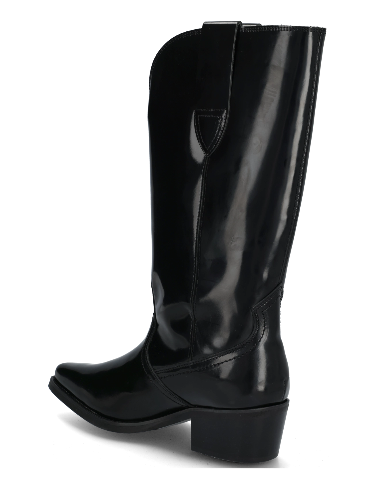Tommy Hilfiger - ABRASIVATO MID CALF WESTERN BOOT - kauboisaapad - black - 1