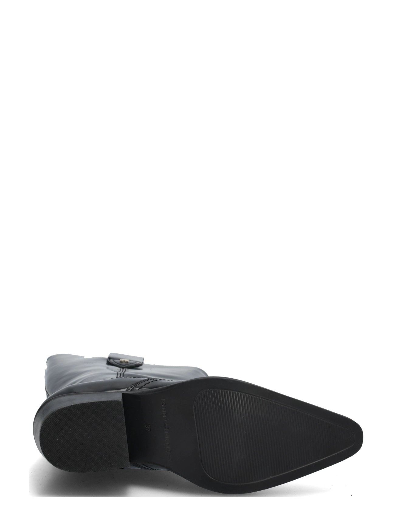 Tommy Hilfiger - ABRASIVATO MID CALF WESTERN BOOT - kauboisaapad - black - 4