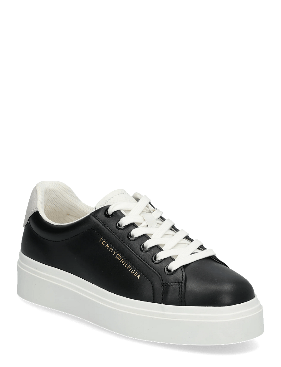 Tommy Hilfiger - TH FEMININE PLATFORM MONOGRAM - konfirmation - black ecru - 0