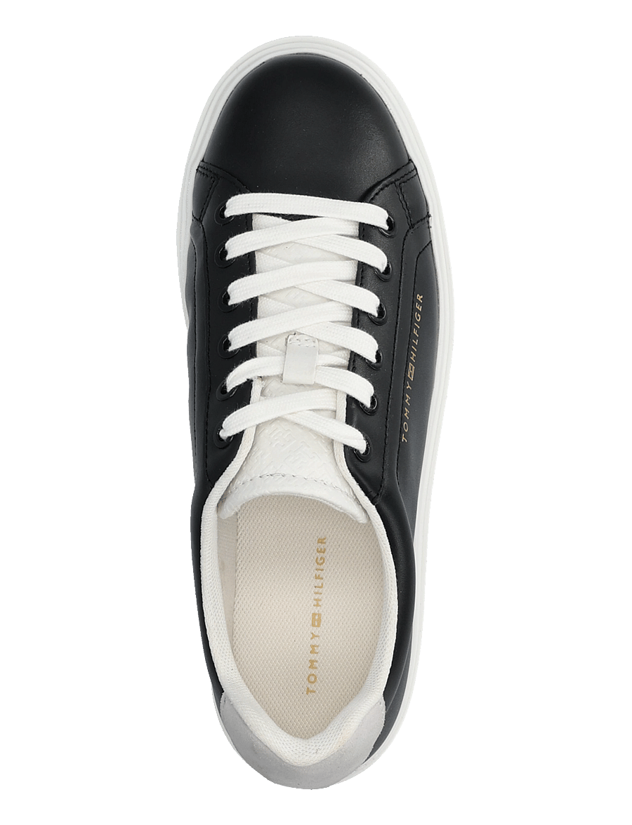 Tommy Hilfiger - TH FEMININE PLATFORM MONOGRAM - konfirmation - black ecru - 3