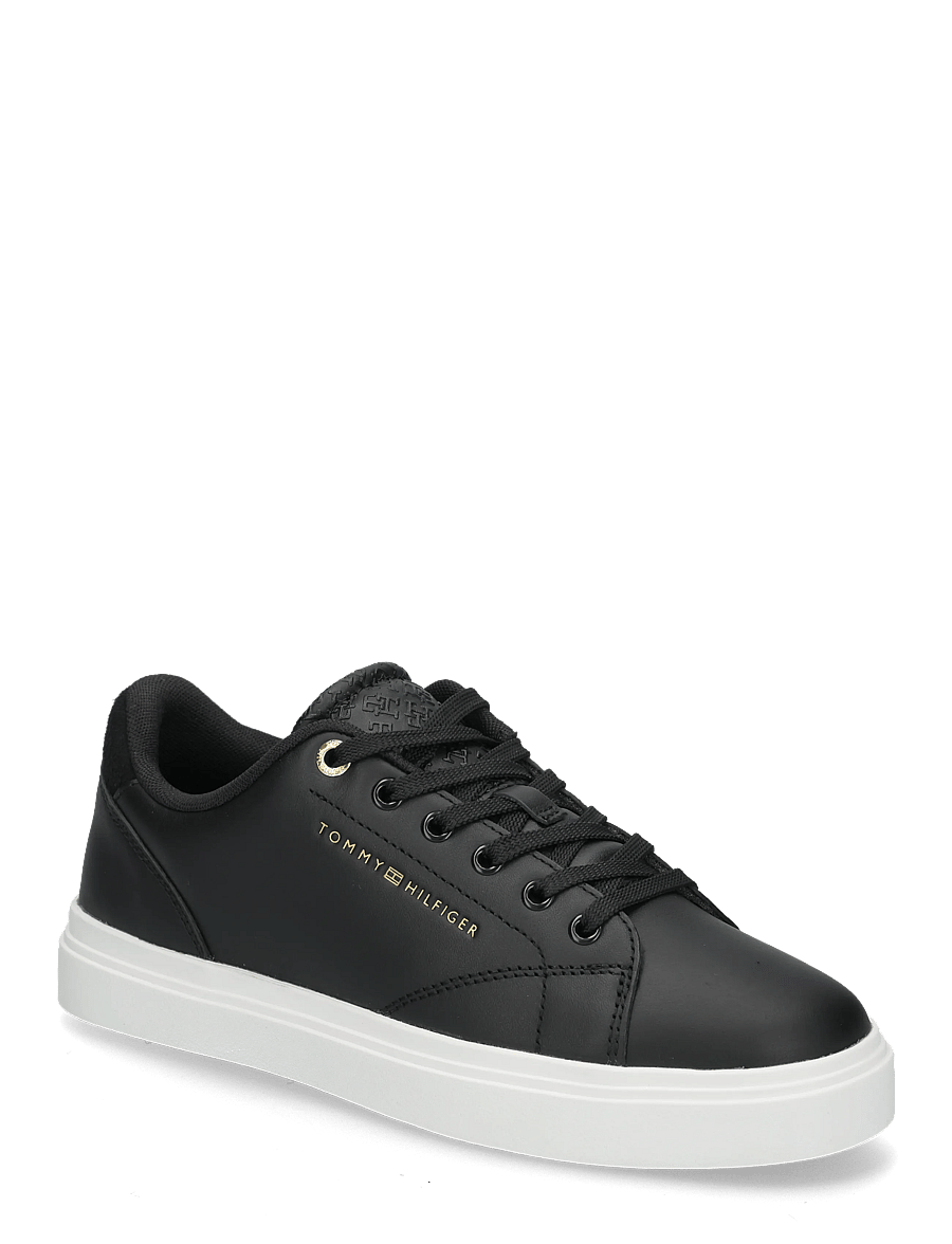 Tommy Hilfiger - Feminine Cupsole Monogram - låga sneakers - black - 0