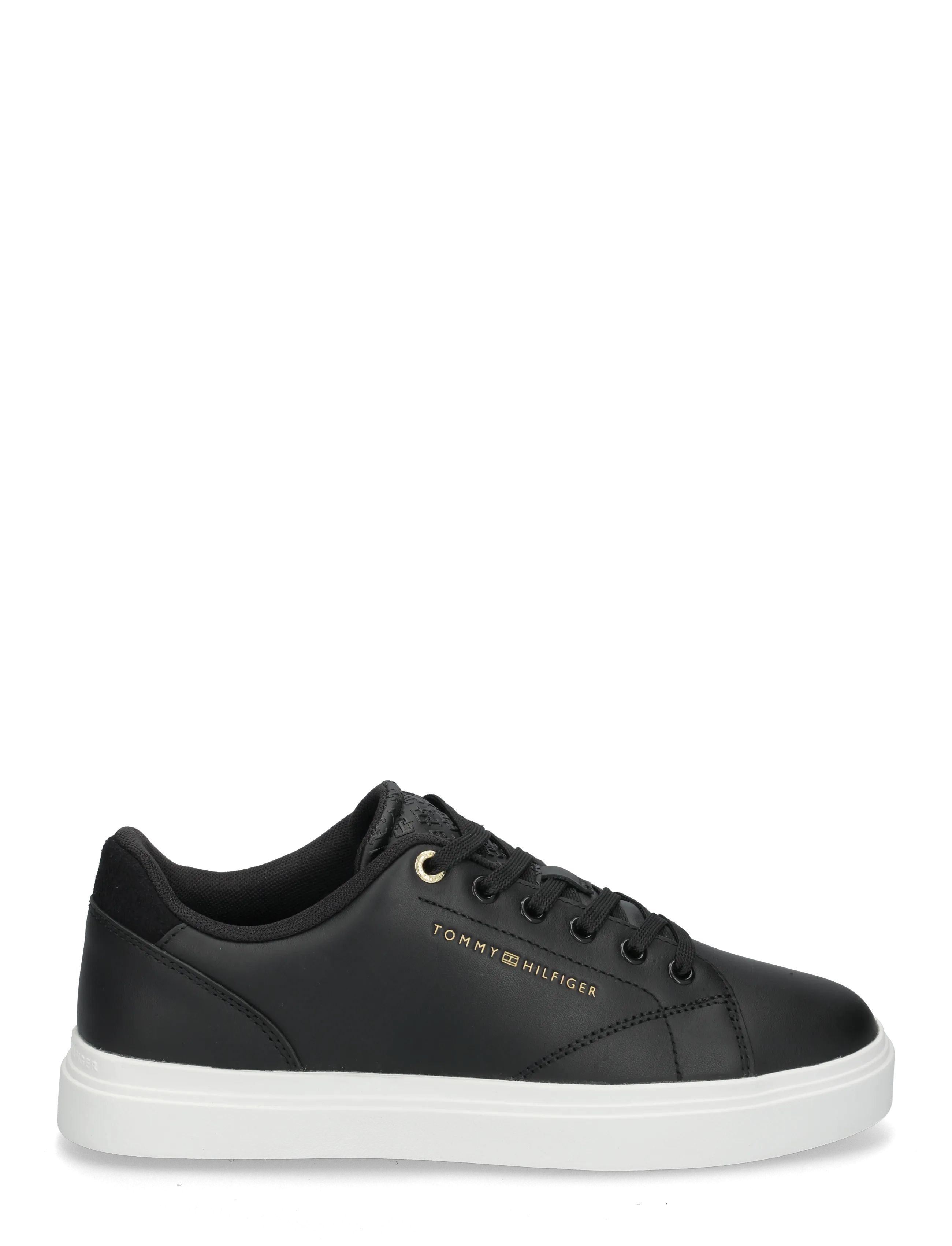 Tommy Hilfiger - Feminine Cupsole Monogram - låga sneakers - black - 2