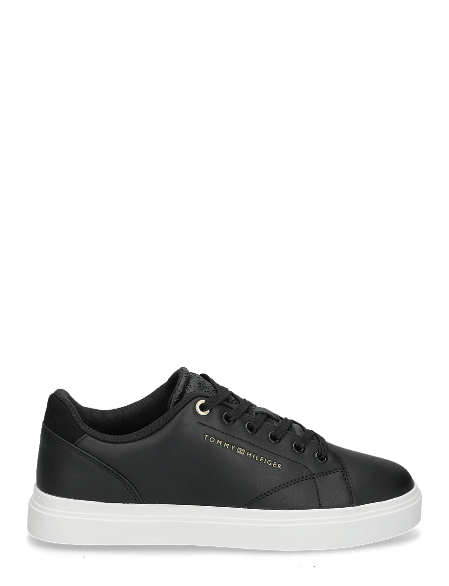 Tommy Hilfiger - Feminine Cupsole Monogram - låga sneakers - black - 2