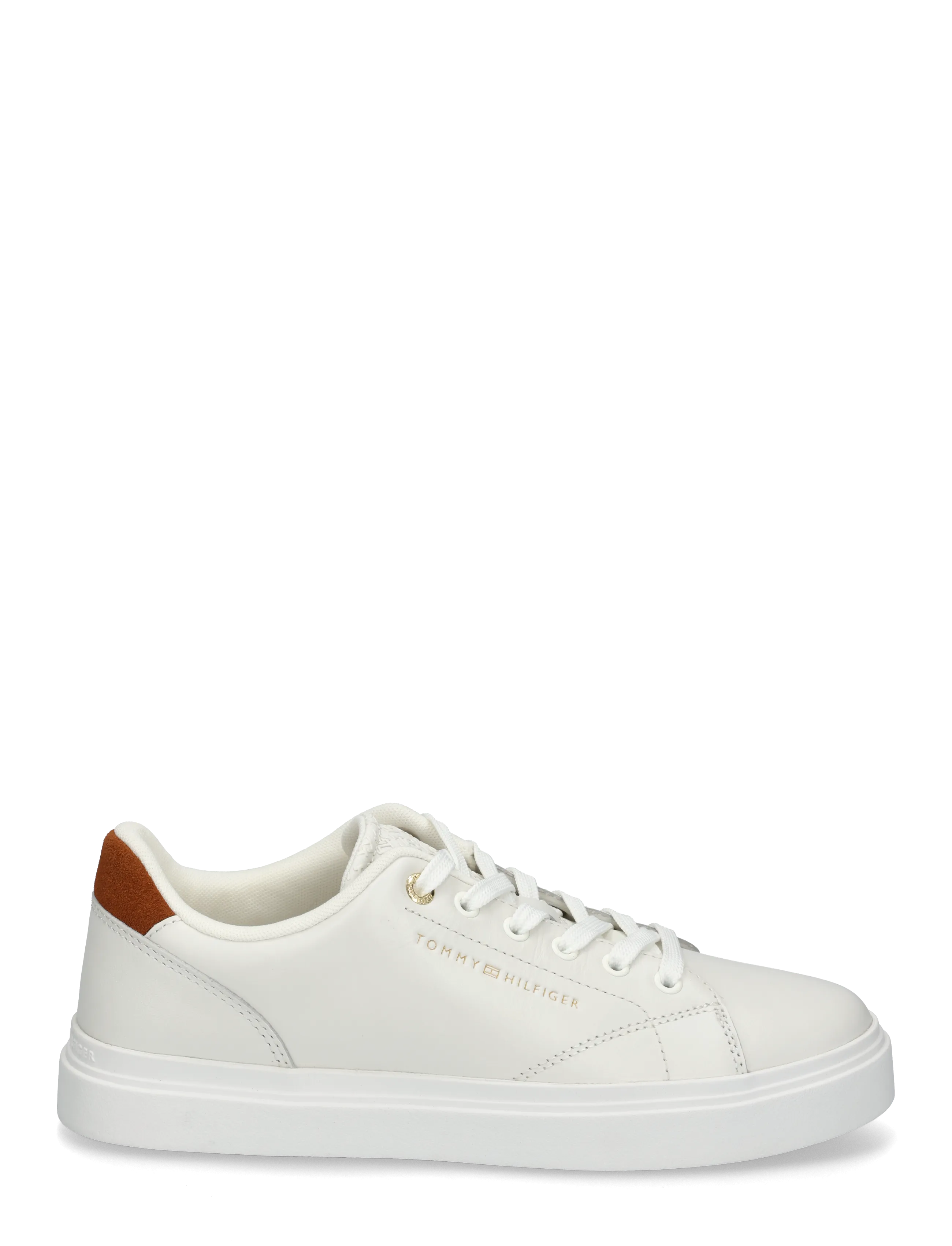 Tommy Hilfiger - TH FEMININE CUPSOLE MONOGRAM - niedrige sneaker - ecru warm bronze - 2