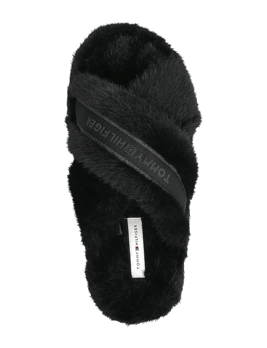 Tommy Hilfiger - TH FEMININE HOUSE SHOES - vardagsstil - black - 3