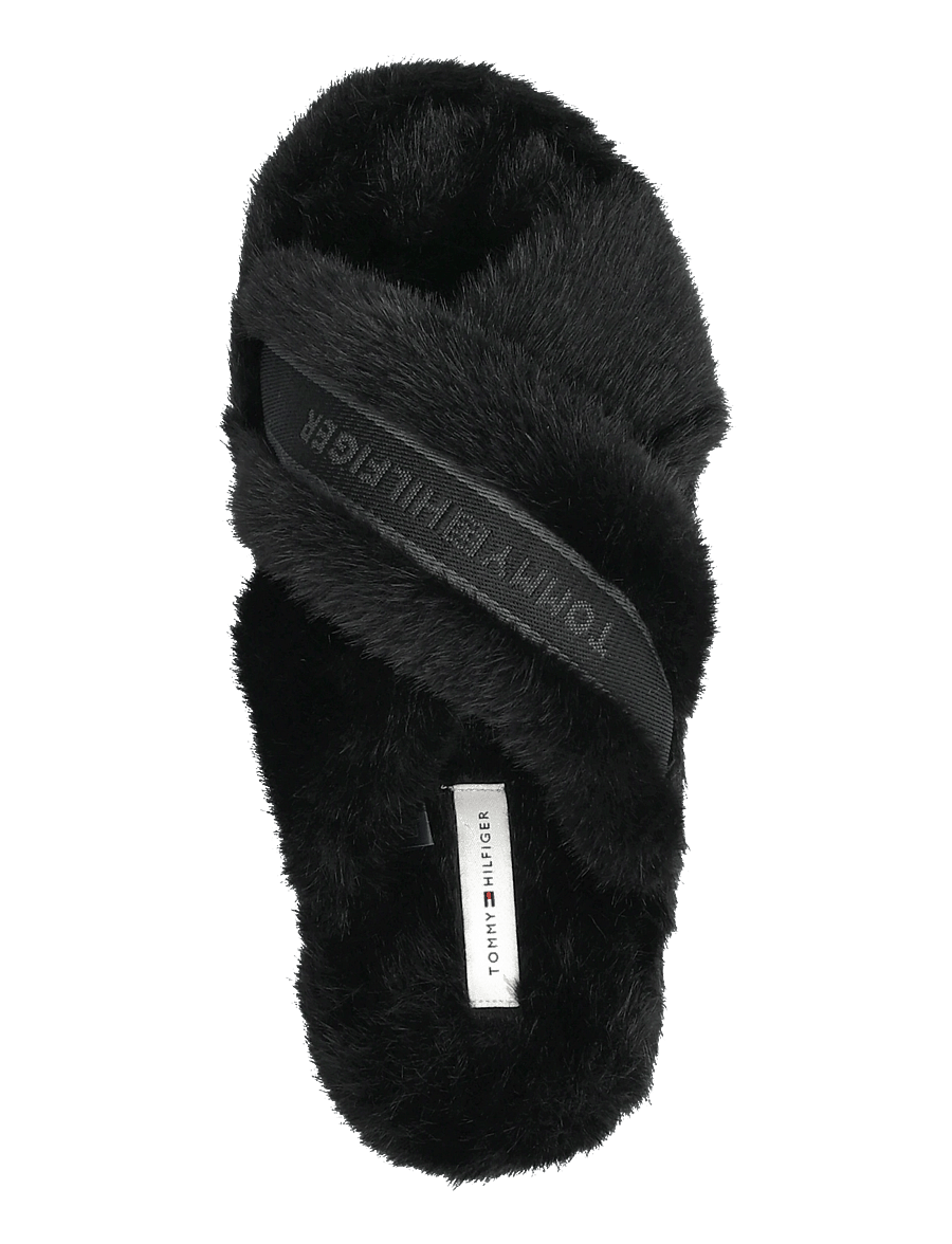 Tommy Hilfiger - TH FEMININE HOUSE SHOES - igapäevane stiil - black - 3