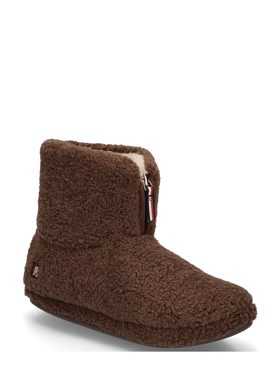 Tommy Hilfiger - TH HOUSE BOOTIE - bamsestøvler - fondant brown - 0