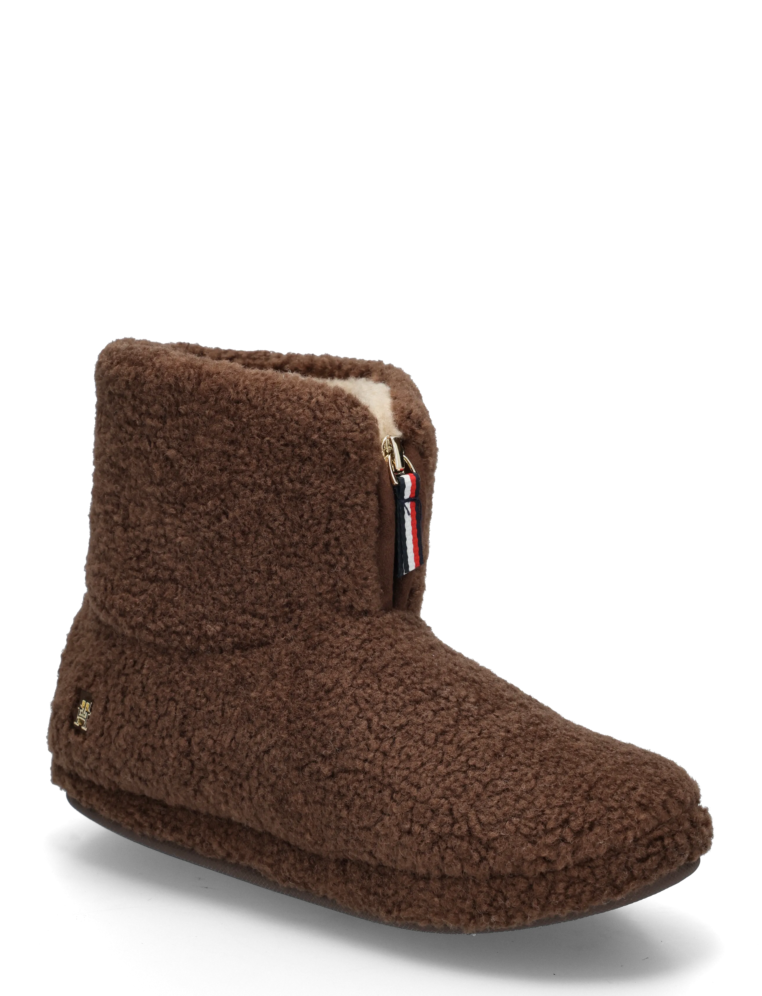 Tommy Hilfiger TH HOUSE BOOTIE - Hjemmesko - FONDANT BROWN / brown
