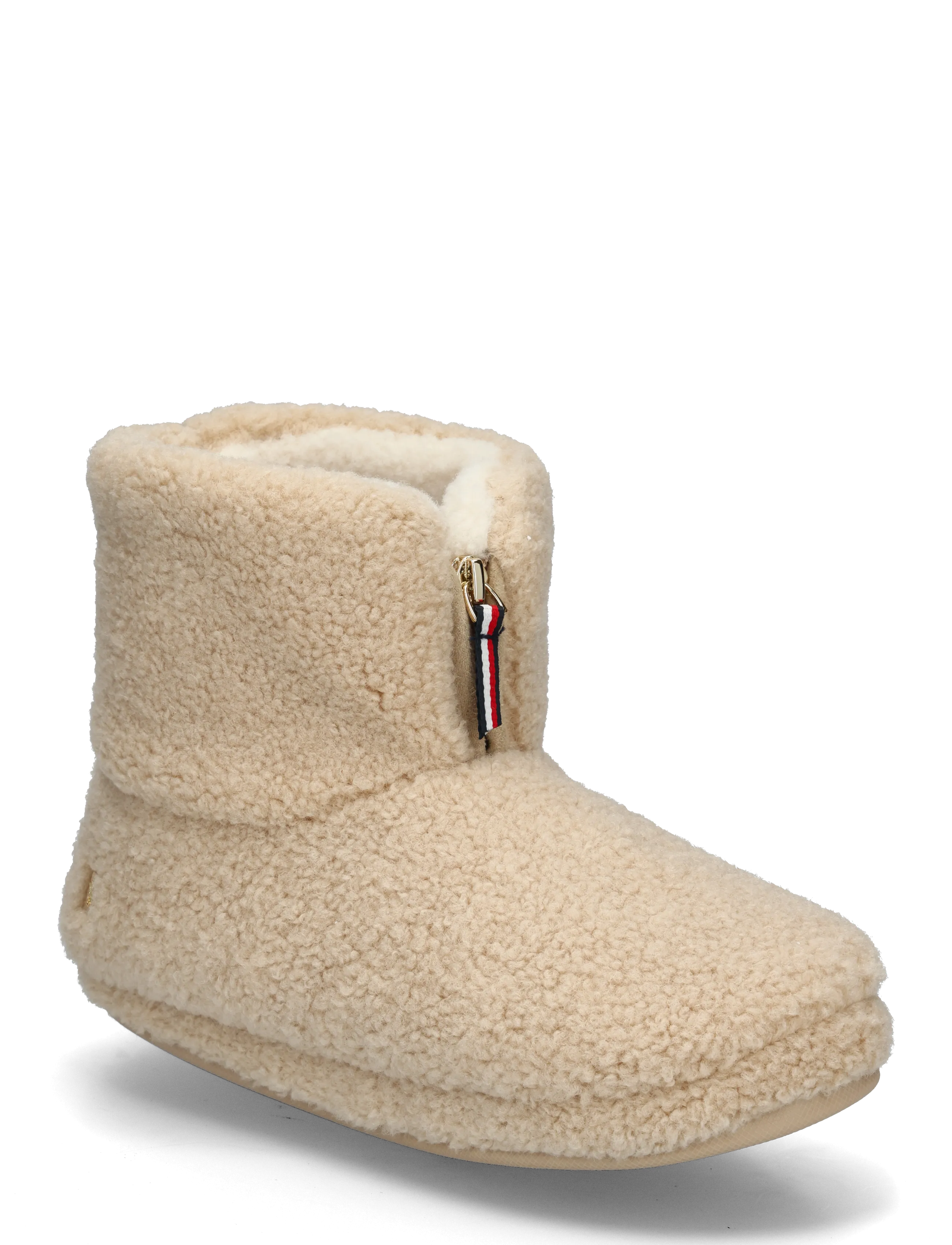 Tommy Hilfiger TH HOUSE BOOTIE - Tommy Hilfiger - HORSERADISH / cream