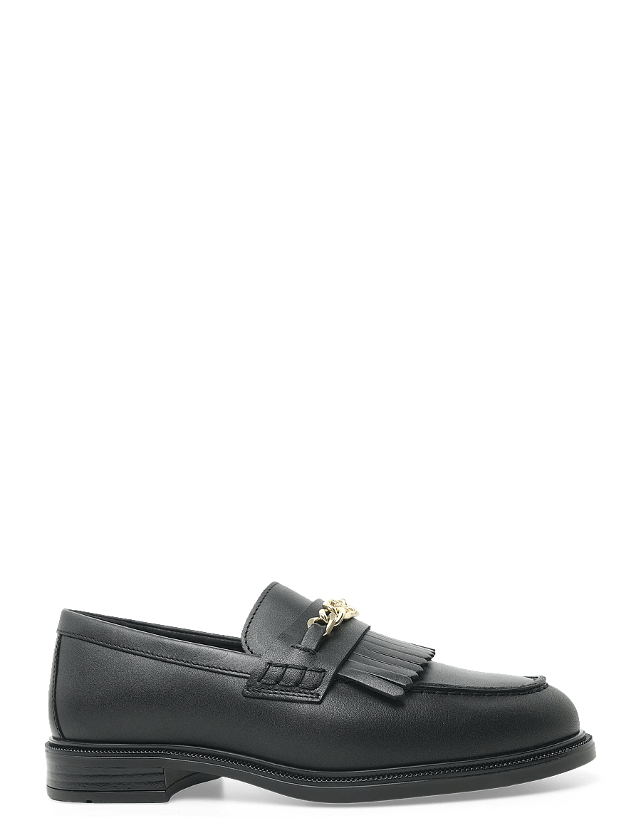 Tommy Hilfiger - TH CHAIN FRINGE LEATHER LOAFER - fashion trends - black - 3