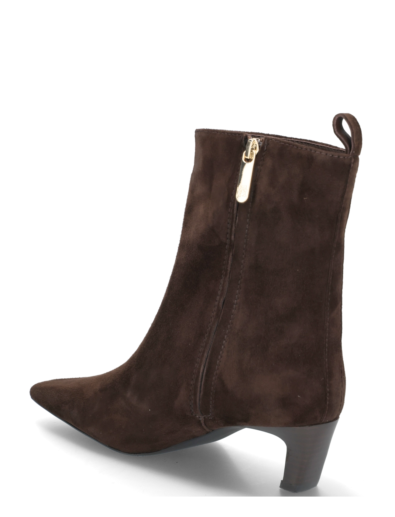 TOMMY HILFIGER Kitten Heel Suede Ankle Boot kängor & boots dam – bild 8
