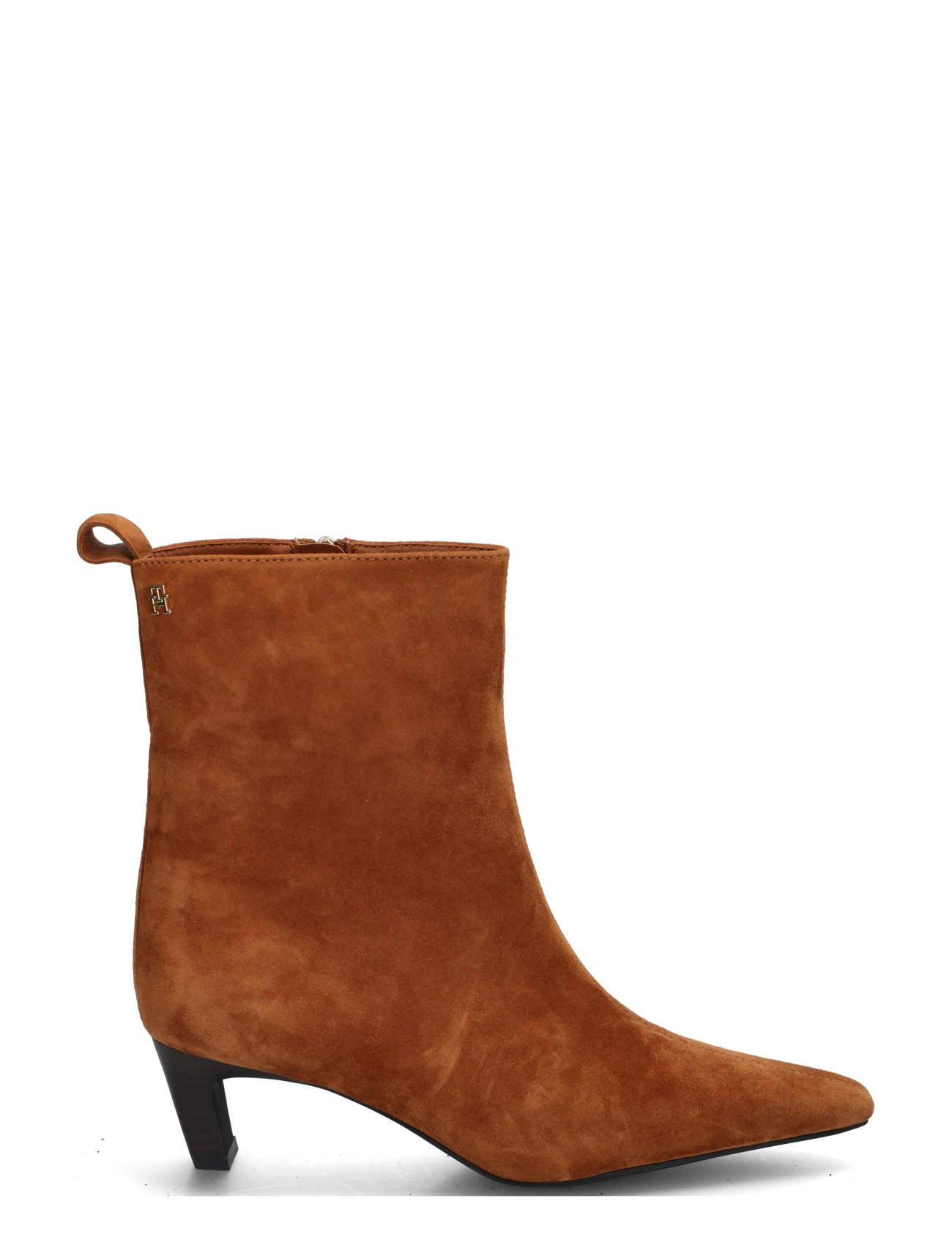 Tommy Hilfiger - KITTEN HEEL SUEDE ANKLE BOOT - stiefeletten mit absatz - ginger clay - 2