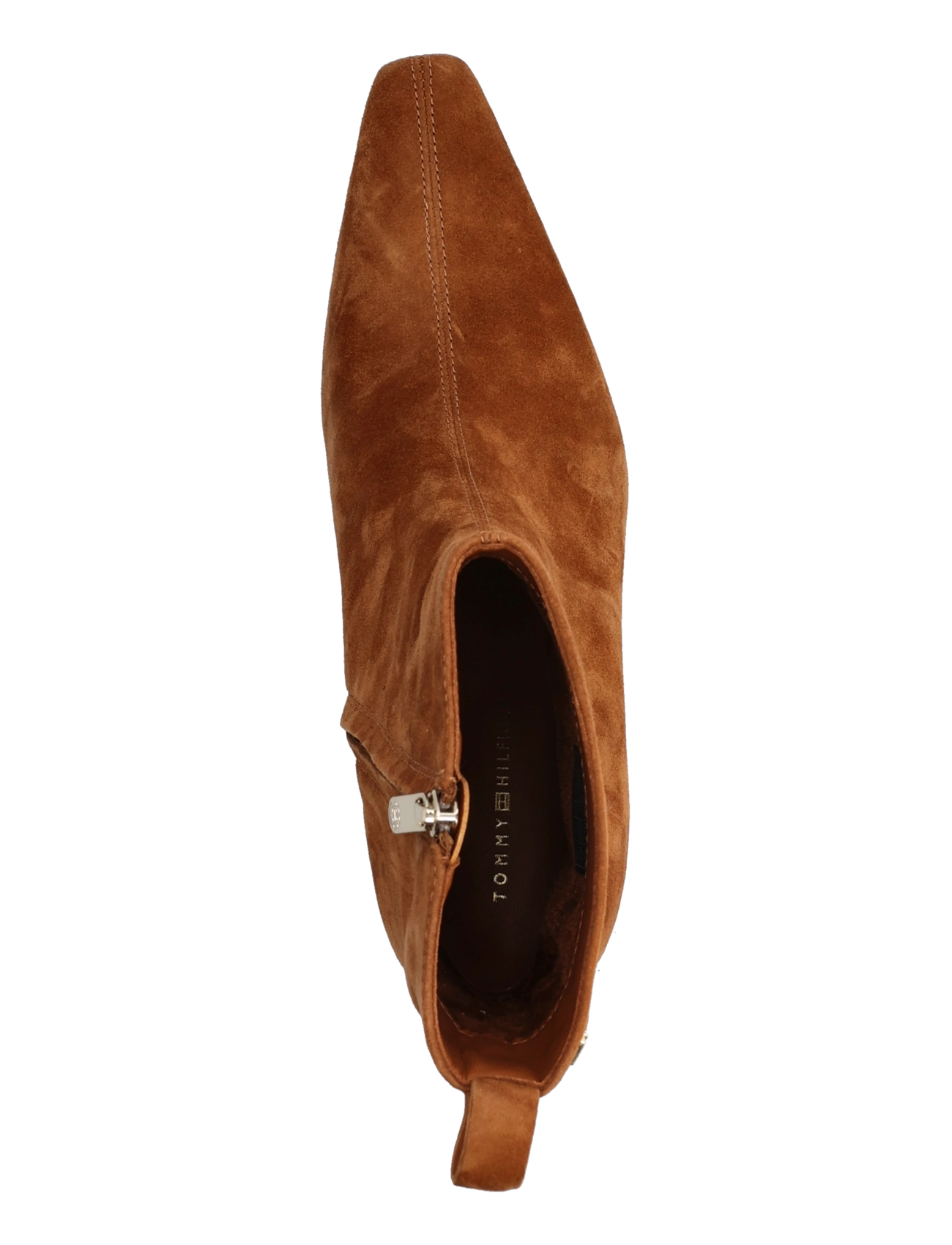 Tommy Hilfiger - KITTEN HEEL SUEDE ANKLE BOOT - stiefeletten mit absatz - ginger clay - 3