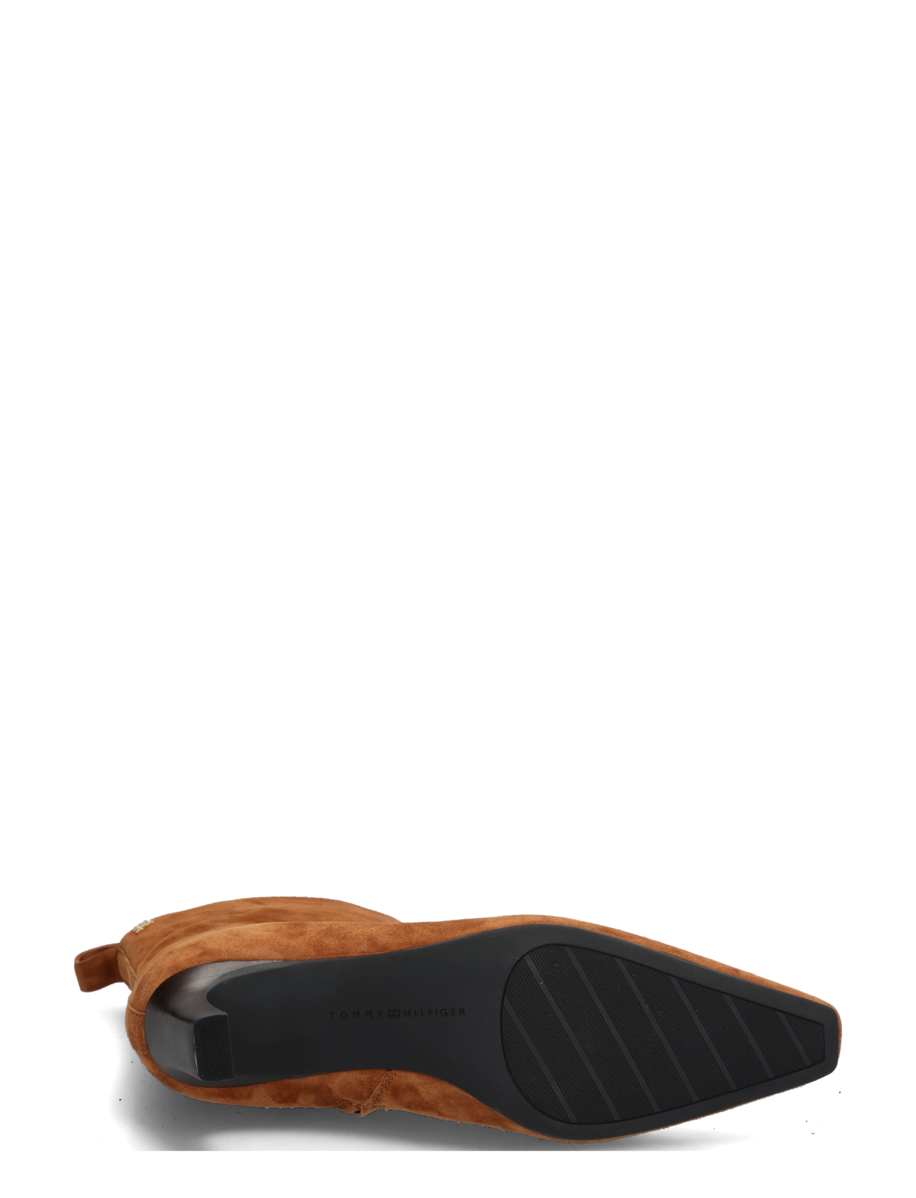 Tommy Hilfiger - KITTEN HEEL SUEDE ANKLE BOOT - stiefeletten mit absatz - ginger clay - 4