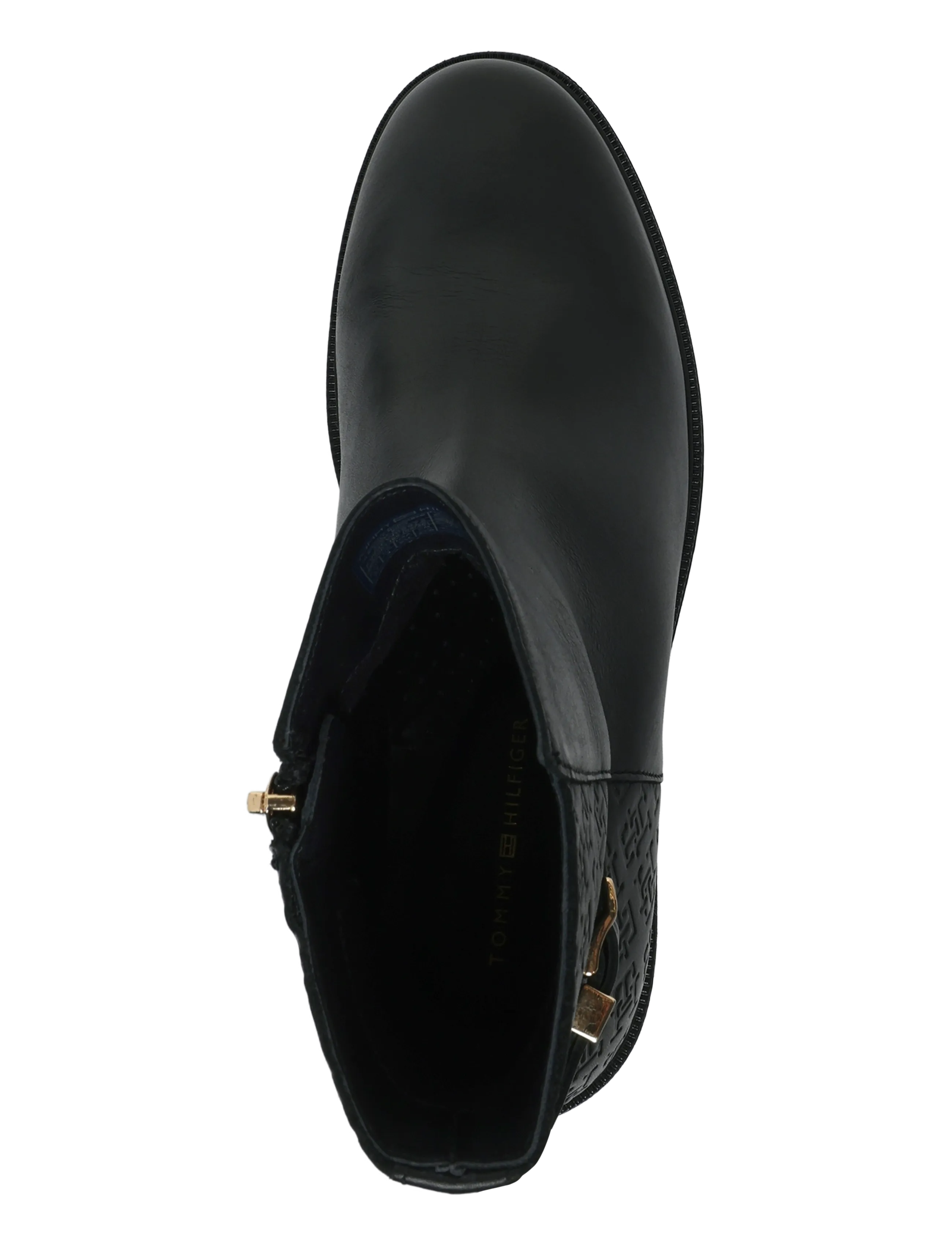 Tommy Hilfiger - TH BUCKLE MONOGRAM ANKLE BOOT - black - 3