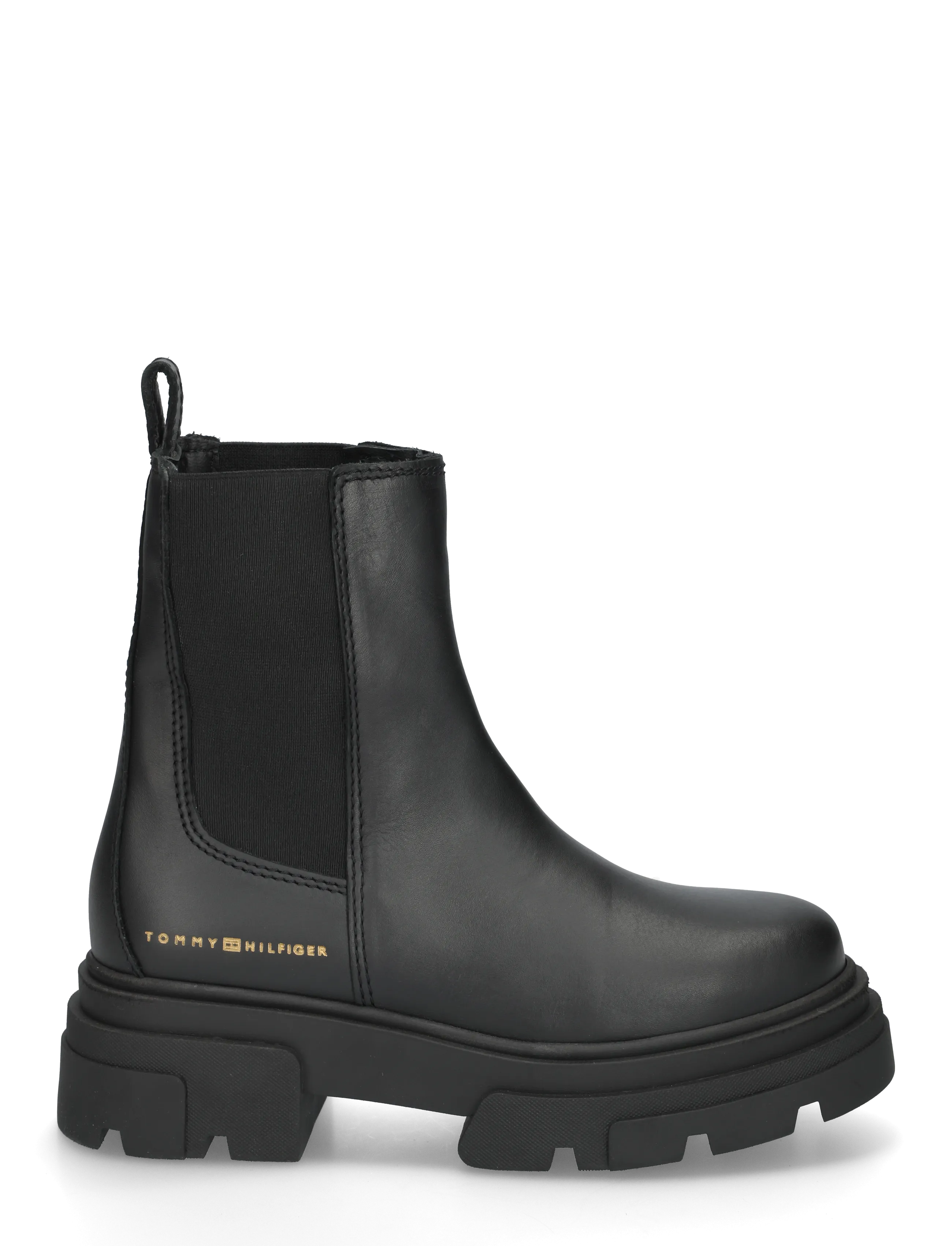 Tommy Hilfiger - LEATHER CHUNKY CHELSEA BOOT - chelsea boots - black - 2
