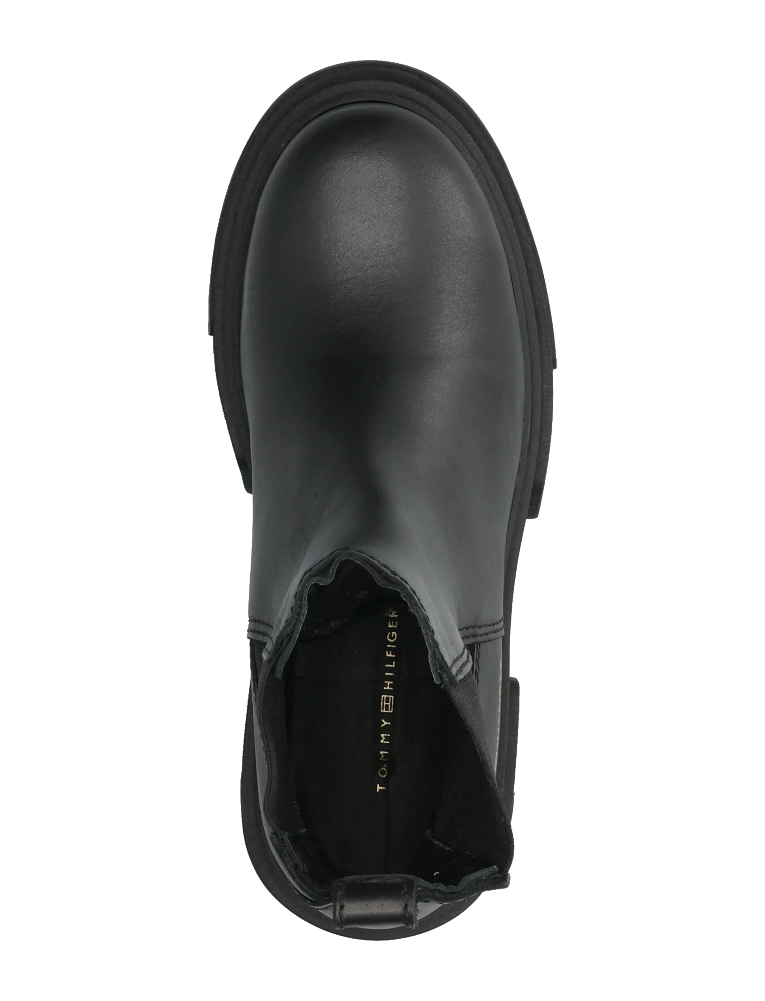 Tommy Hilfiger - LEATHER CHUNKY CHELSEA BOOT - chelsea boots - black - 3